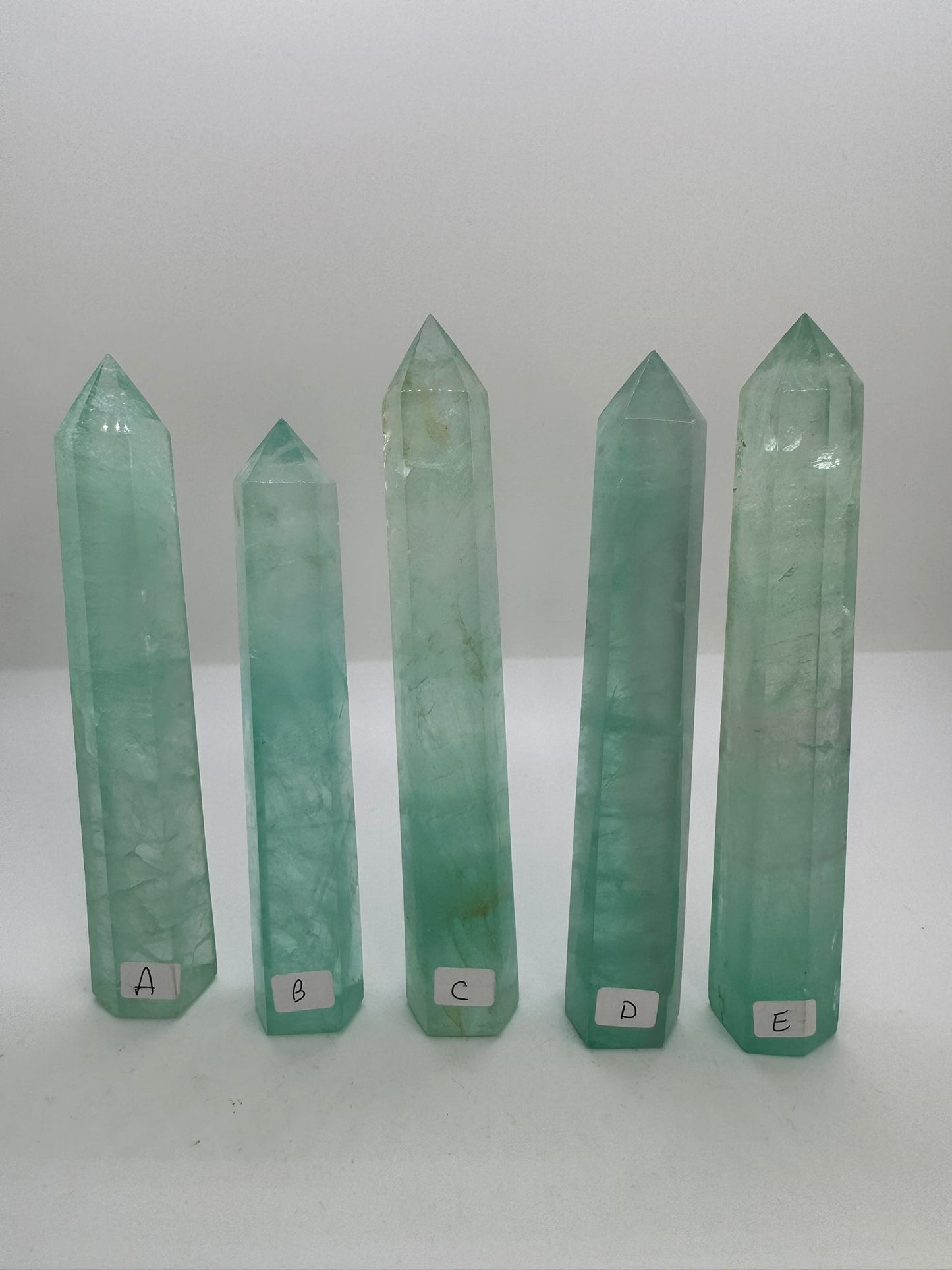 Baja Blast green Fluorite Towers