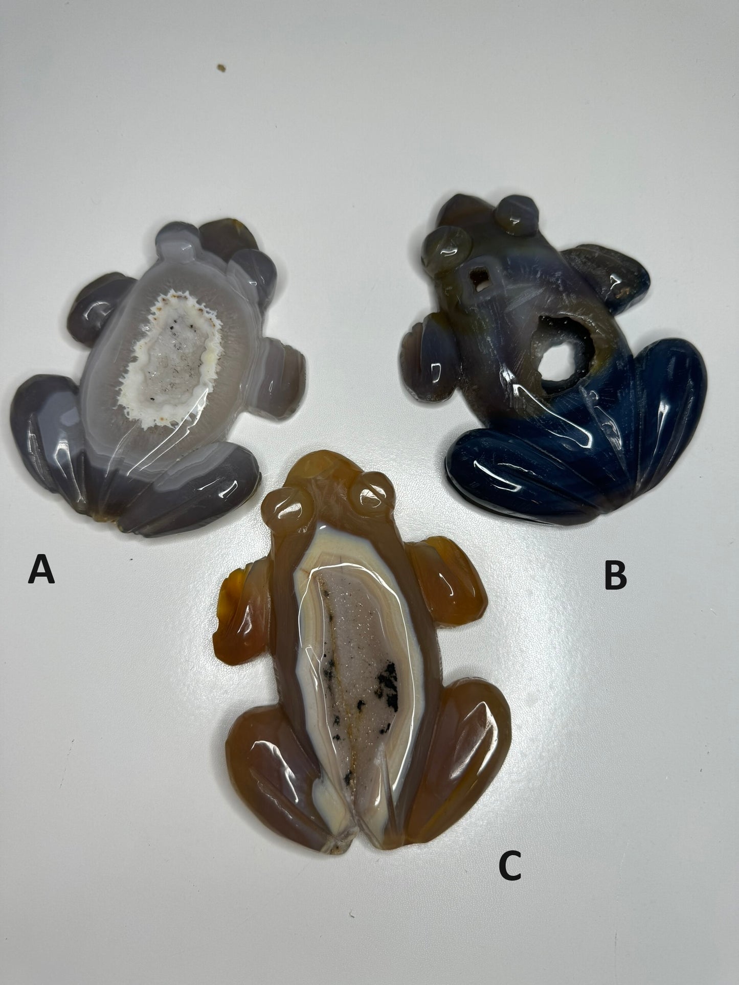 Agate Frogs