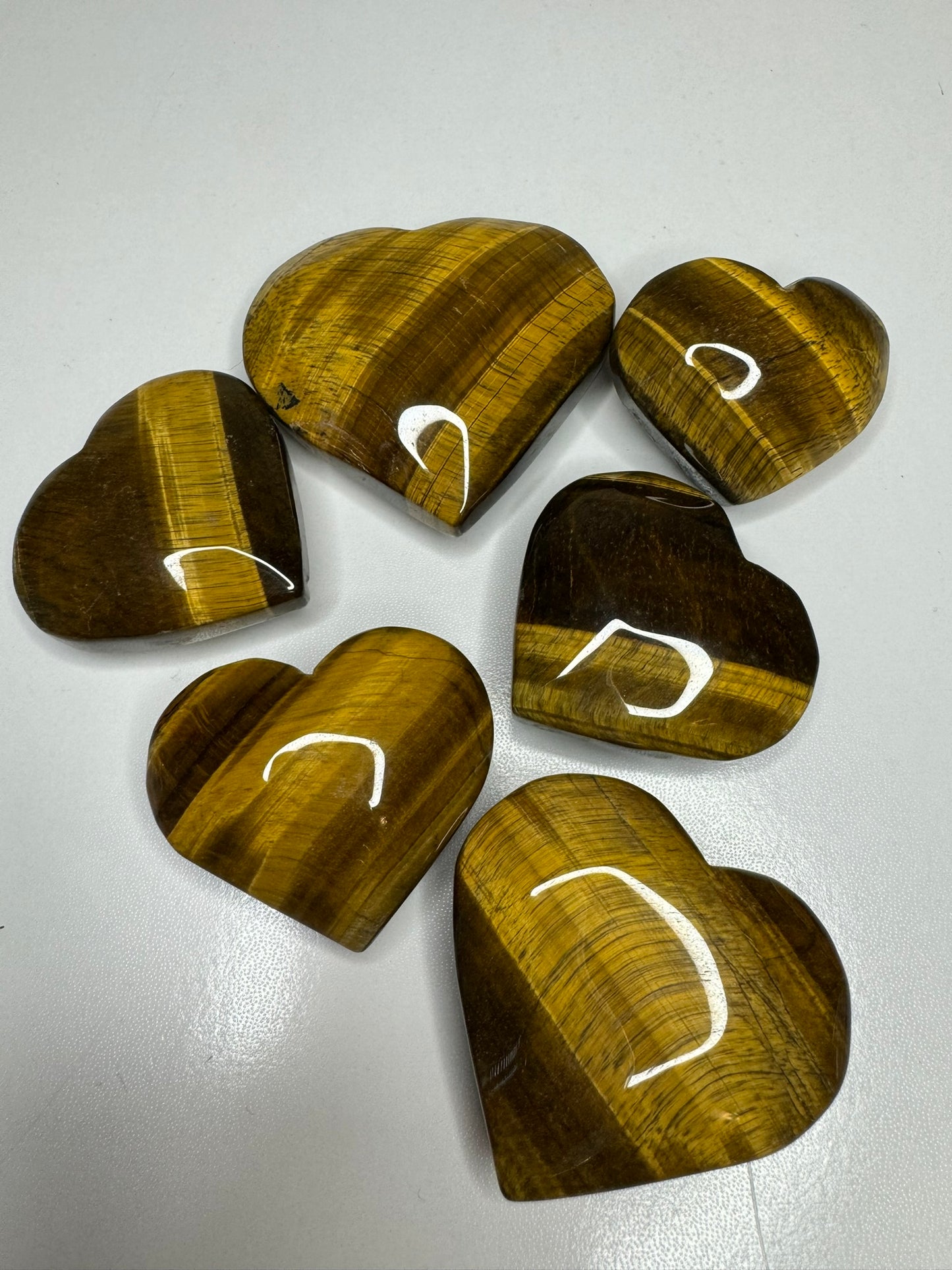 Tiger's Eye Hearts