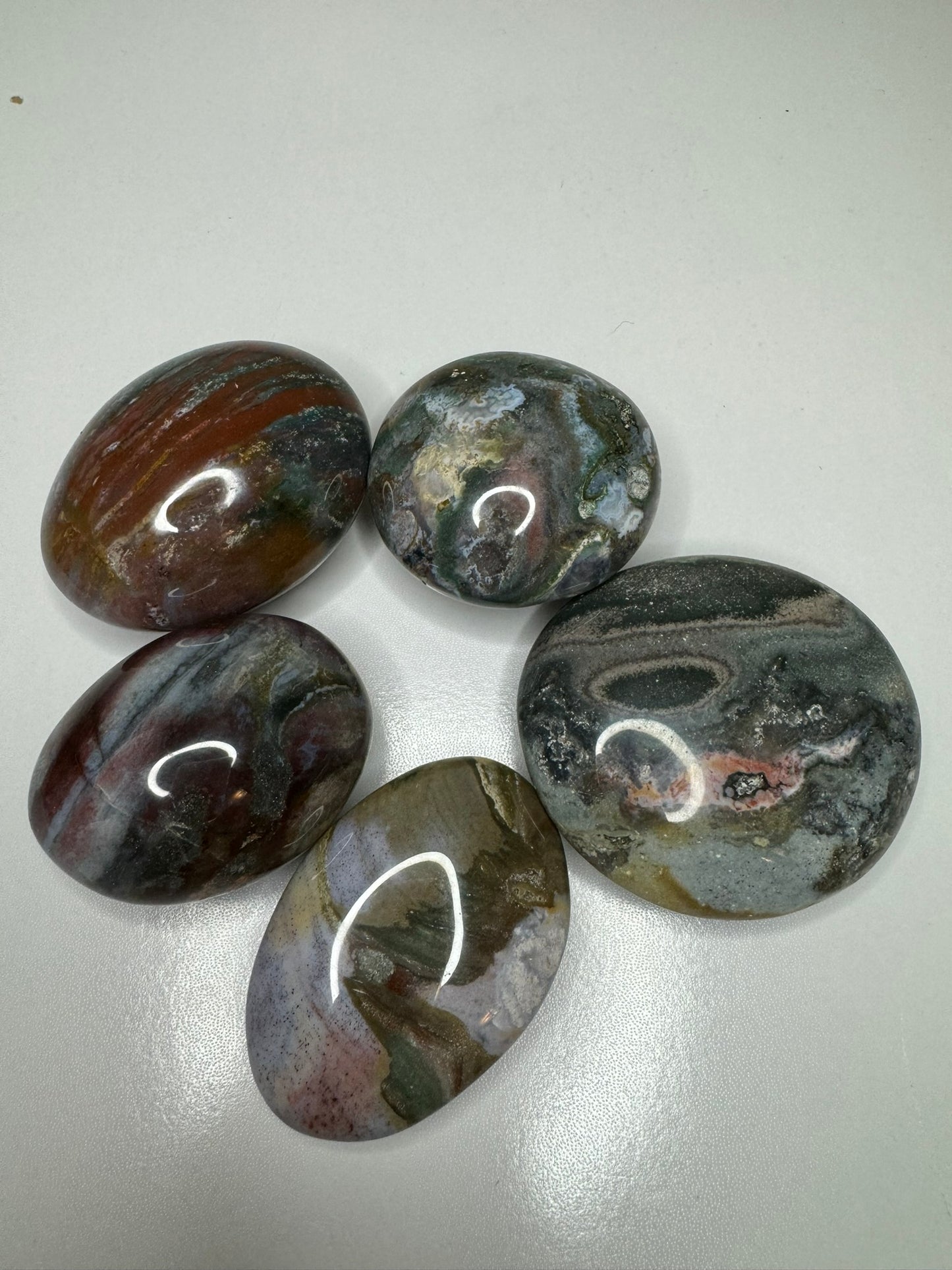 Sea Jasper Palm Stones