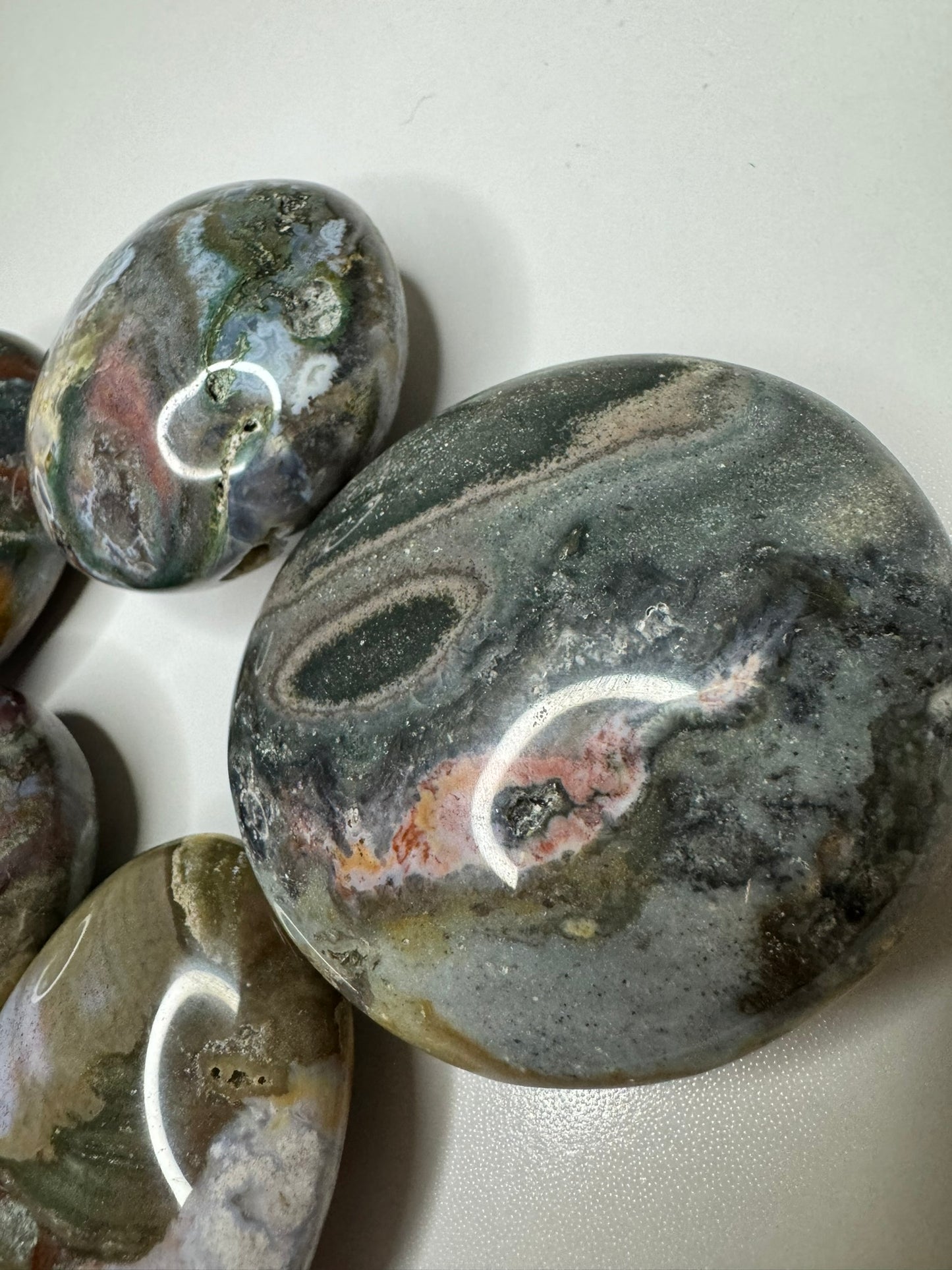 Sea Jasper Palm Stones