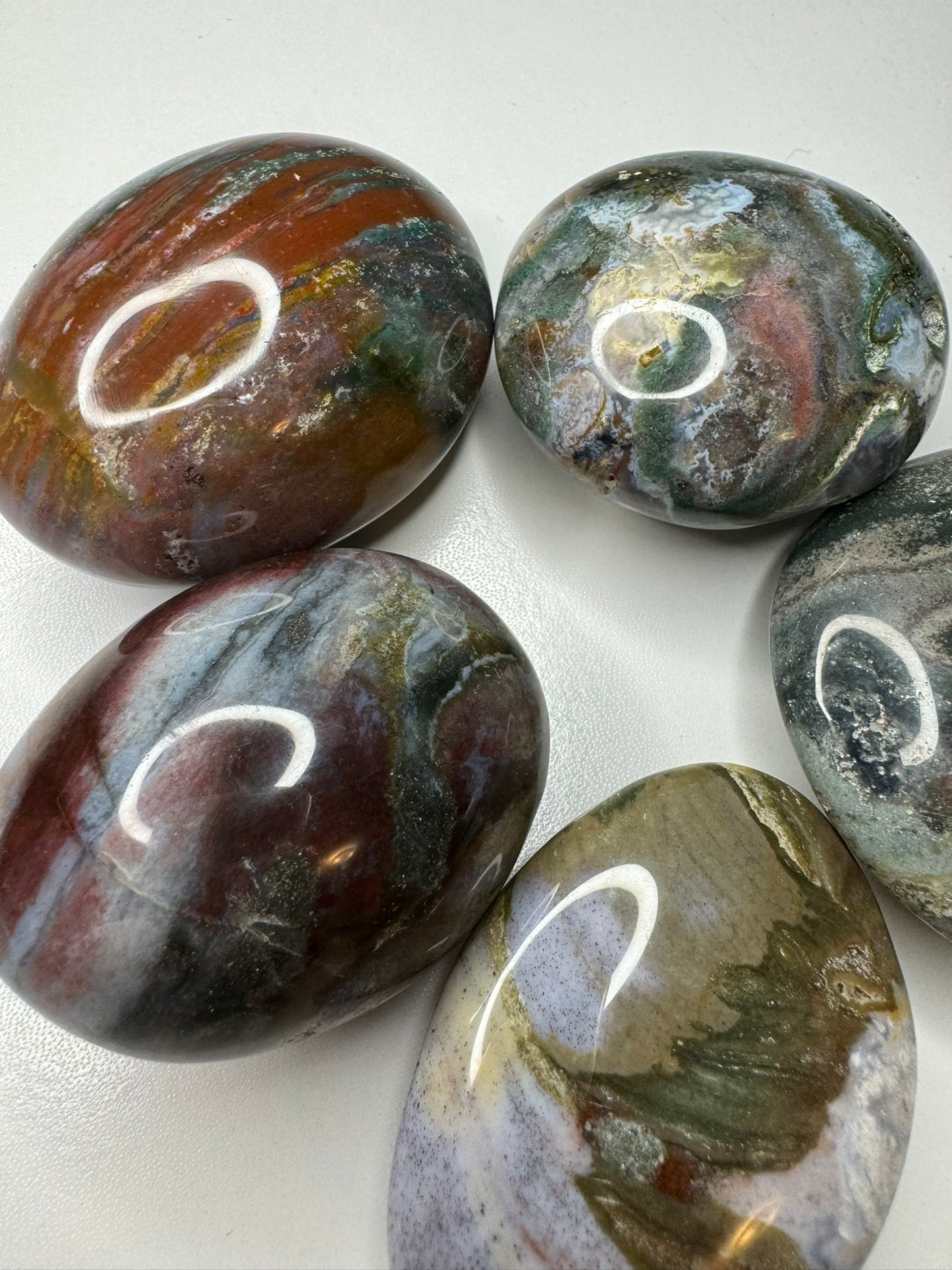 Sea Jasper Palm Stones