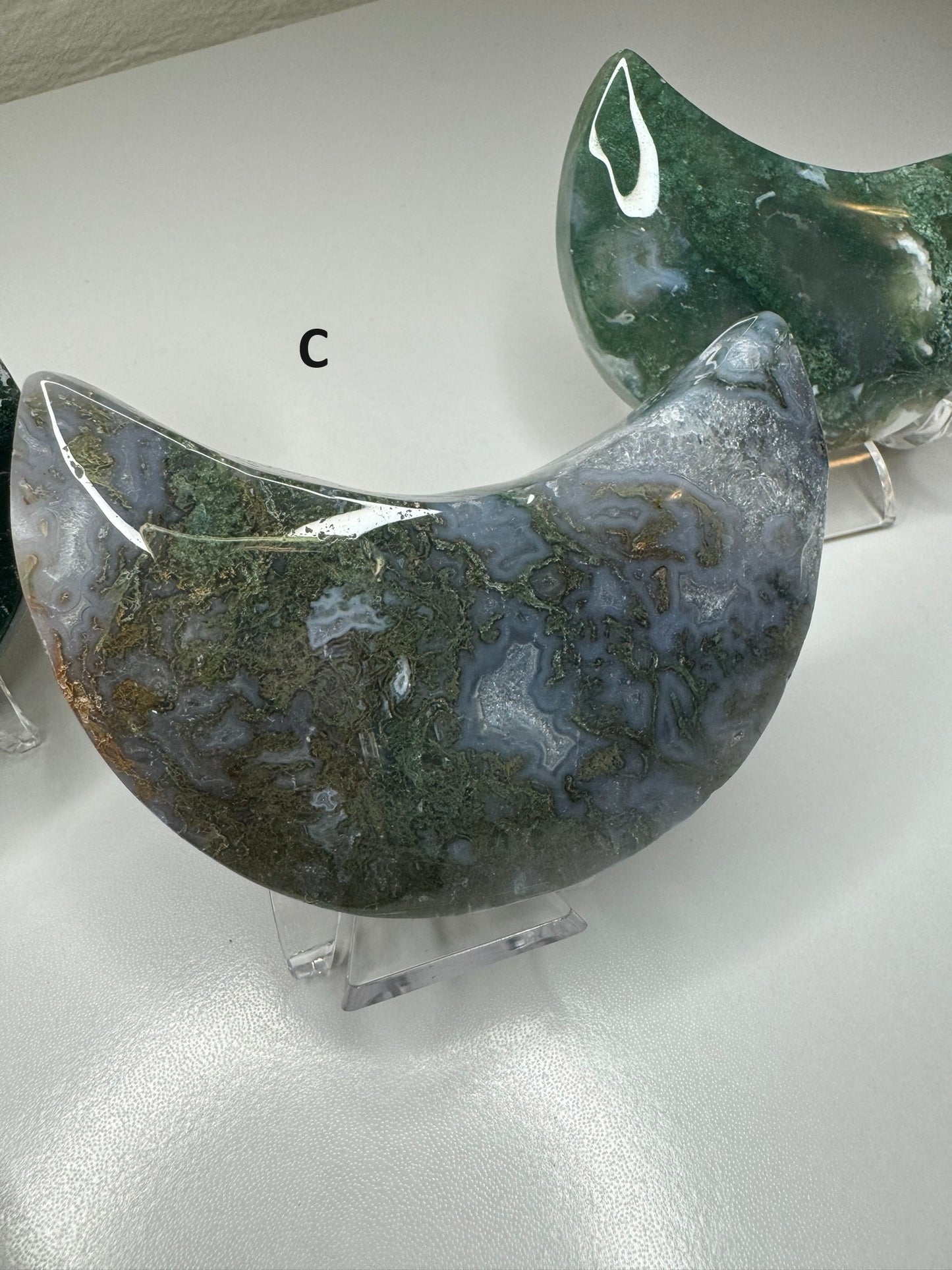 Moss Agate Moon