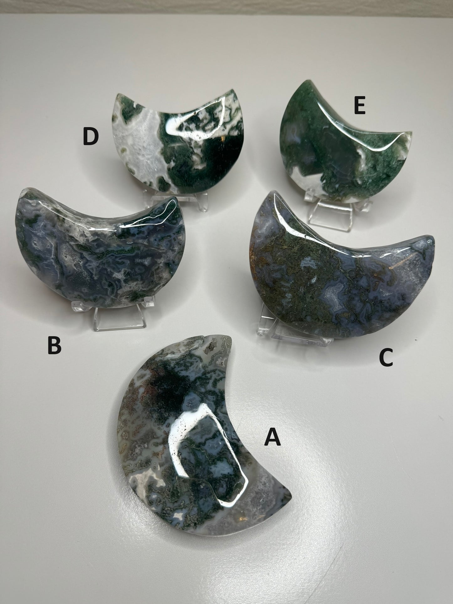 Moss Agate Moon