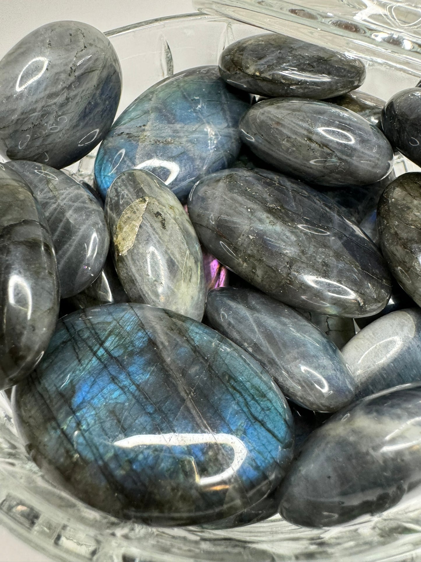 Labradorite Palm Stones