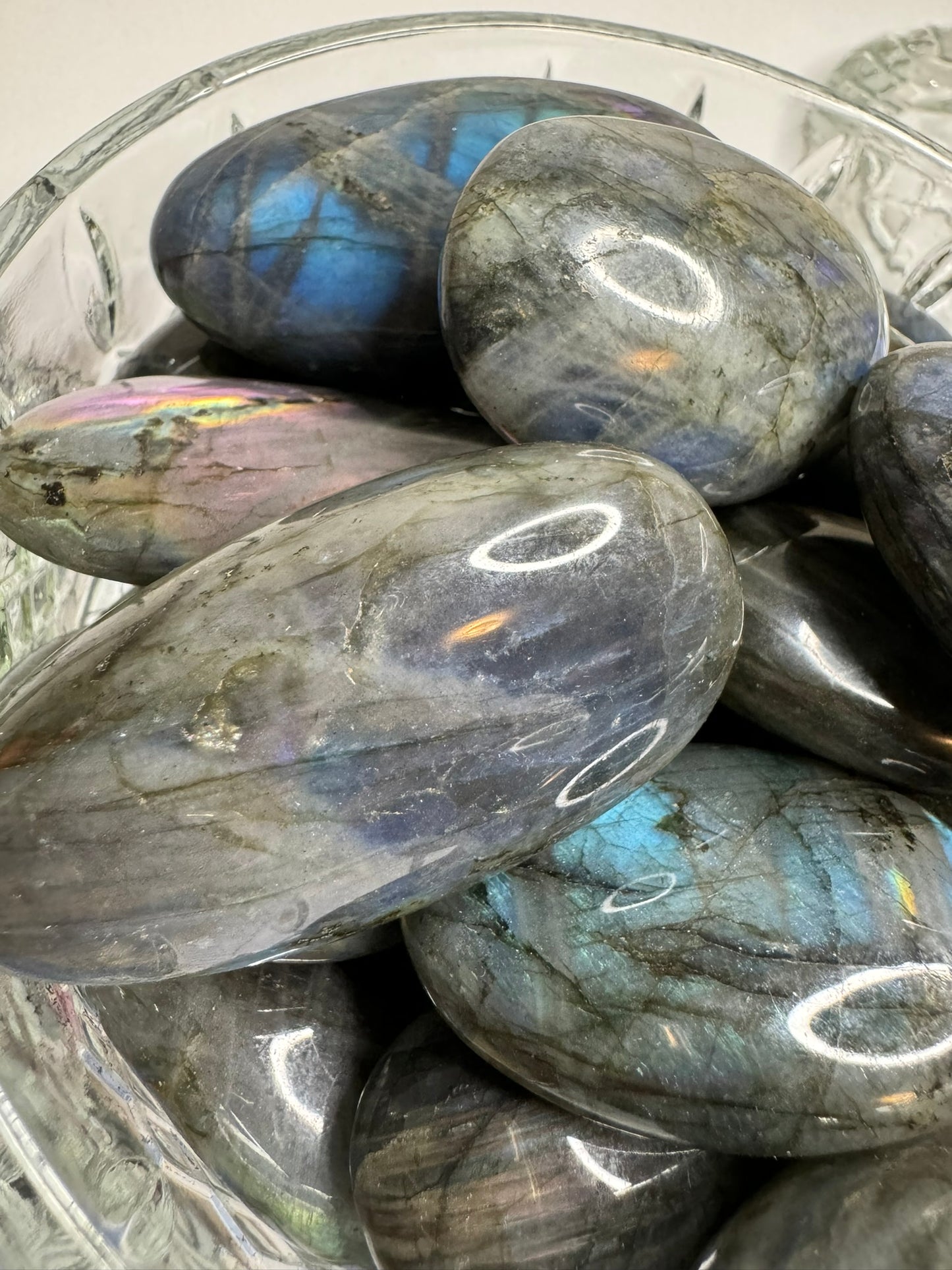 Labradorite Palm Stones