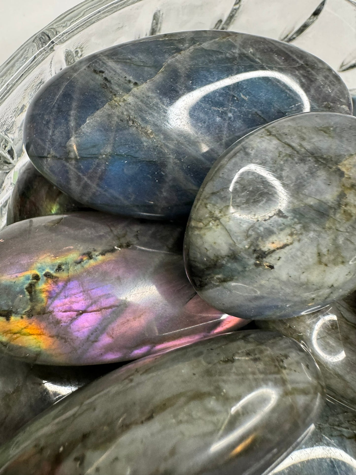 Labradorite Palm Stones