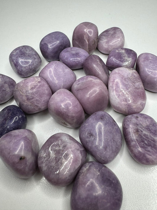 Lepidolite Tumbles