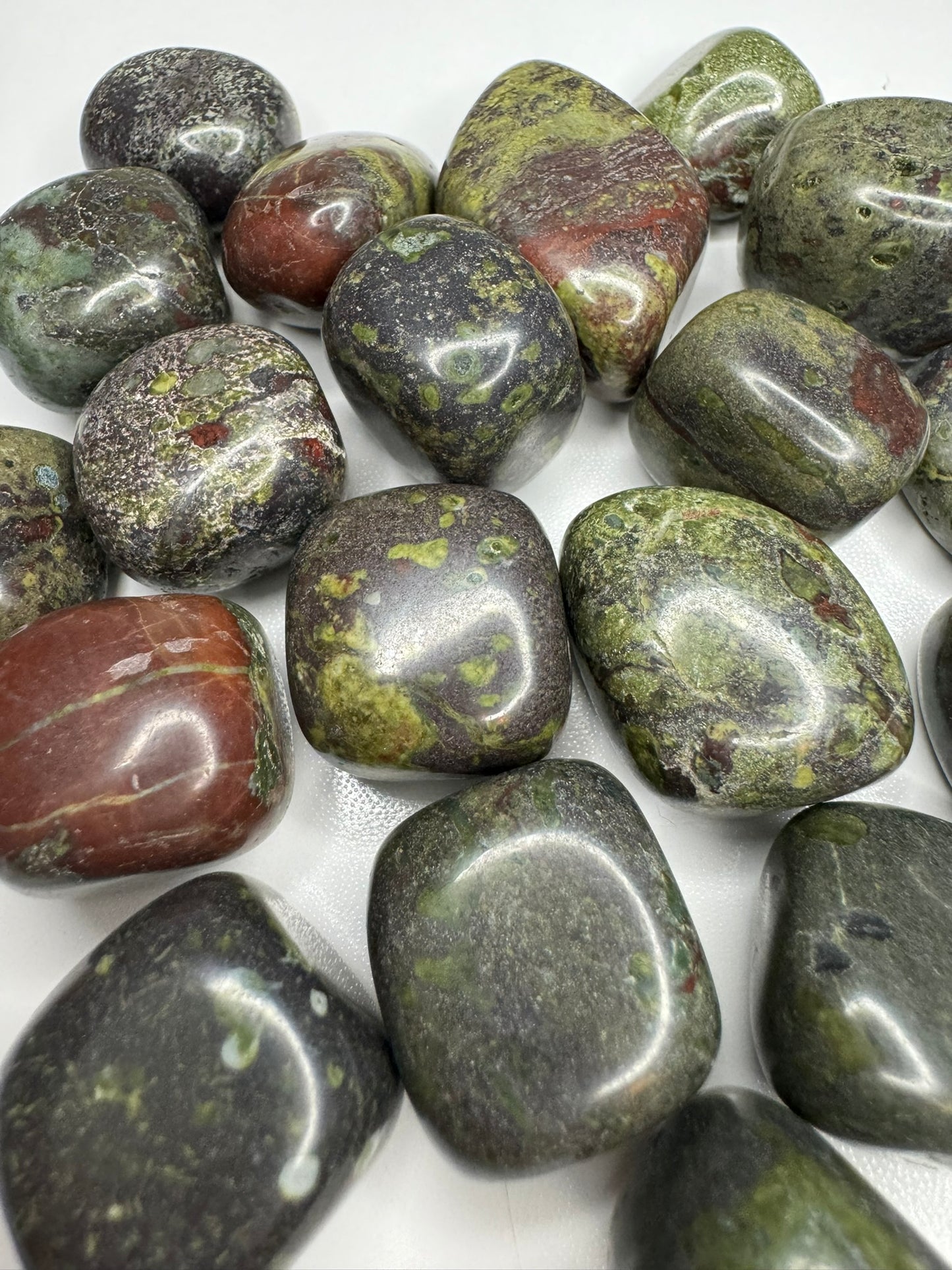 Dragon's Blood Jasper Tumbles