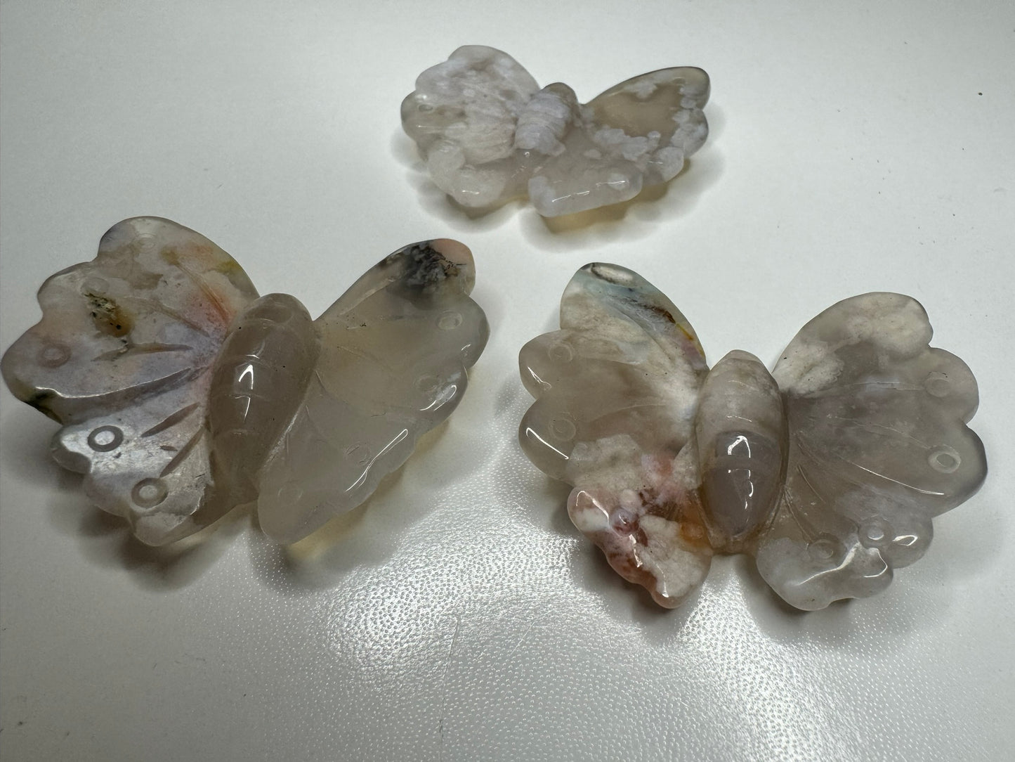 Flower Agate Butterfly