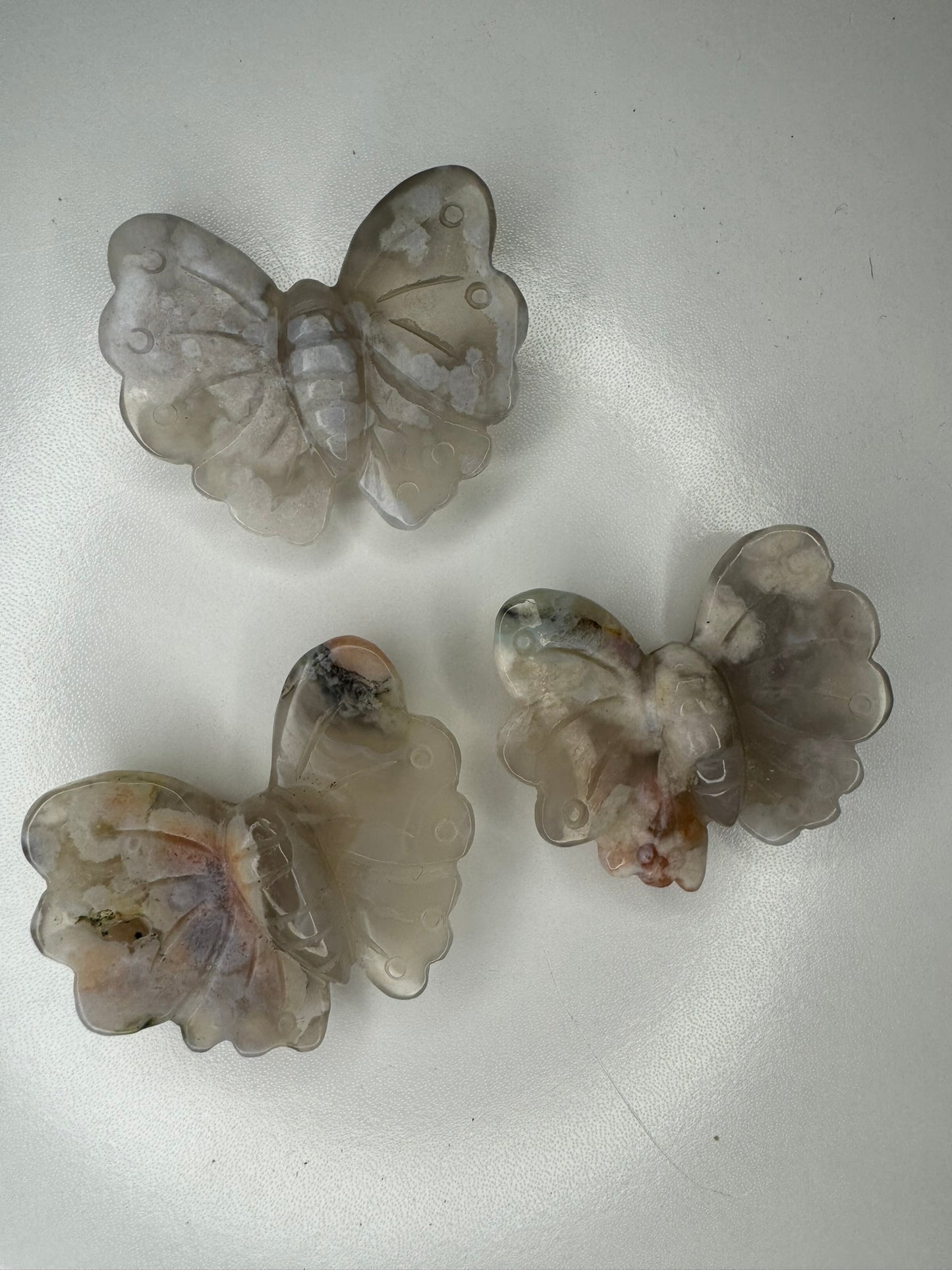 Flower Agate Butterfly