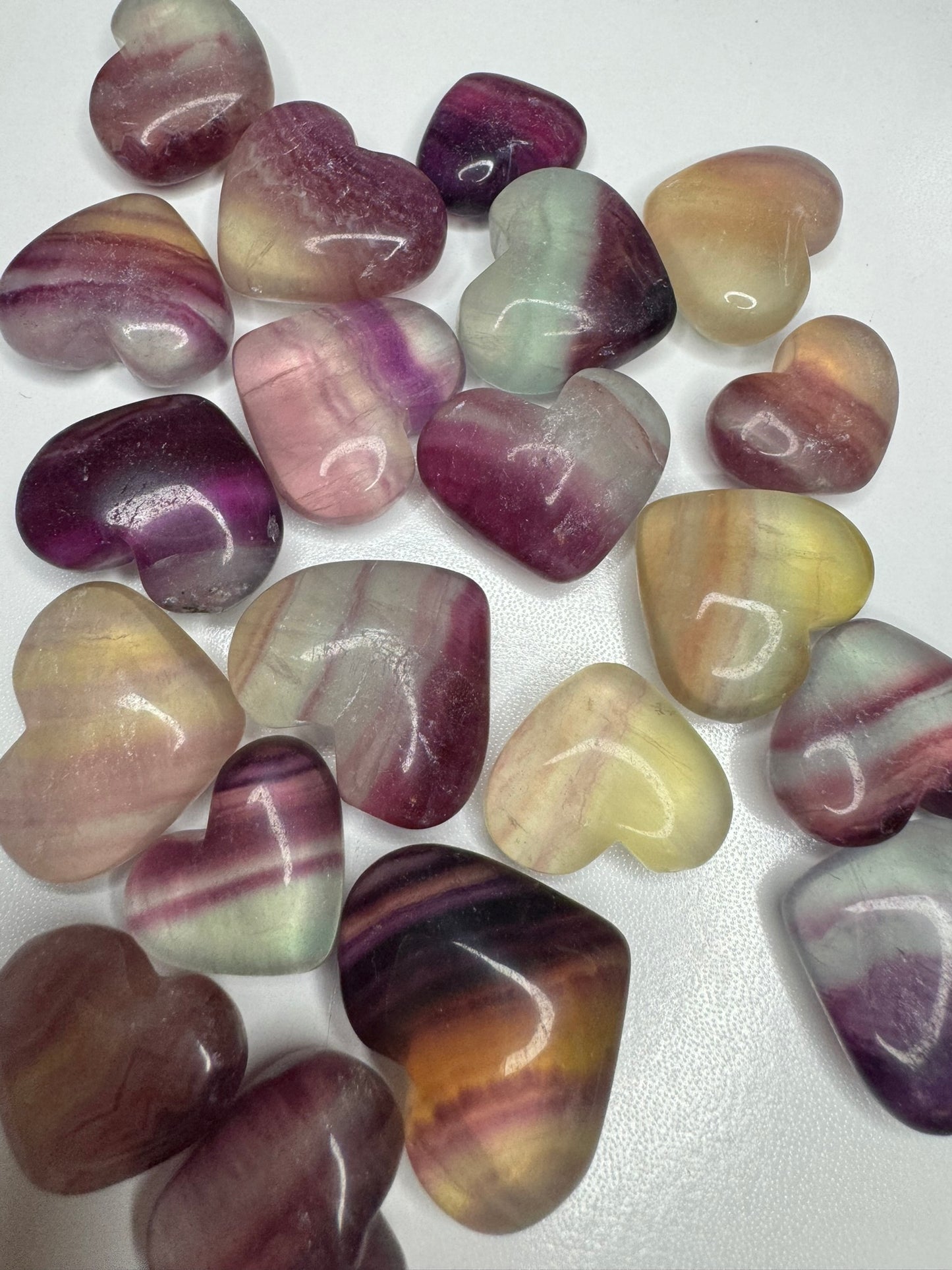 Fluorite Small Hearts