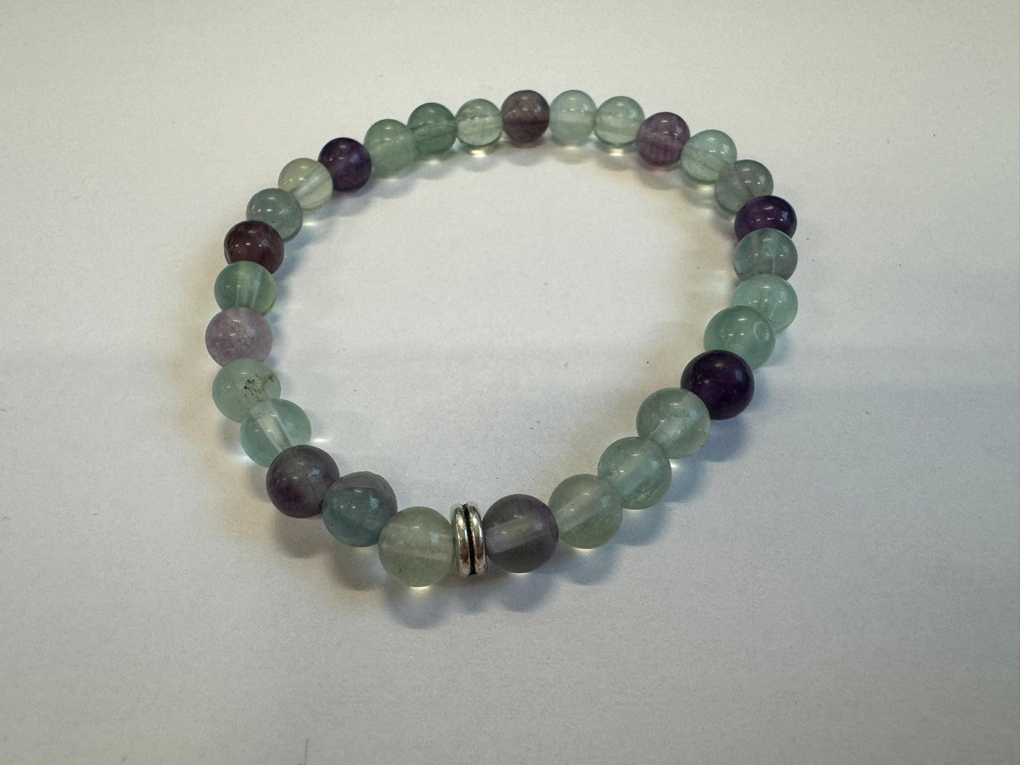 Fluorite 6mm Stretch Bracelet