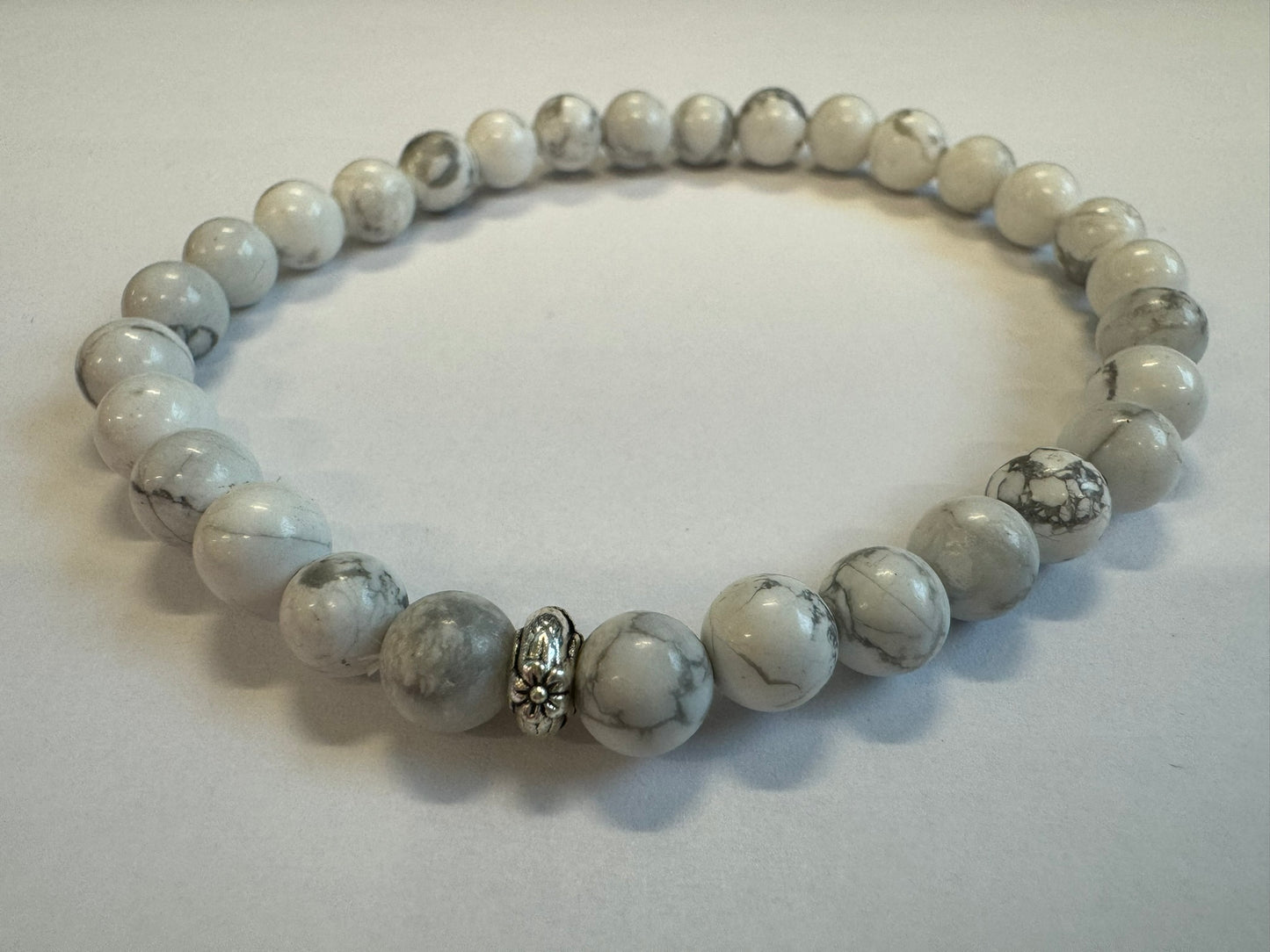 Howlite 6mm Stretch Bracelet