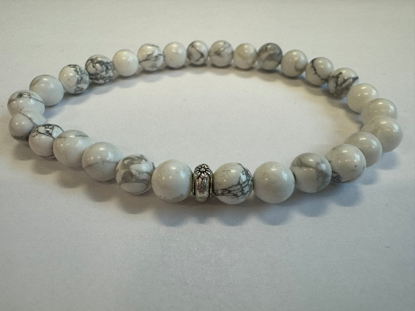 Howlite 6mm Stretch Bracelet