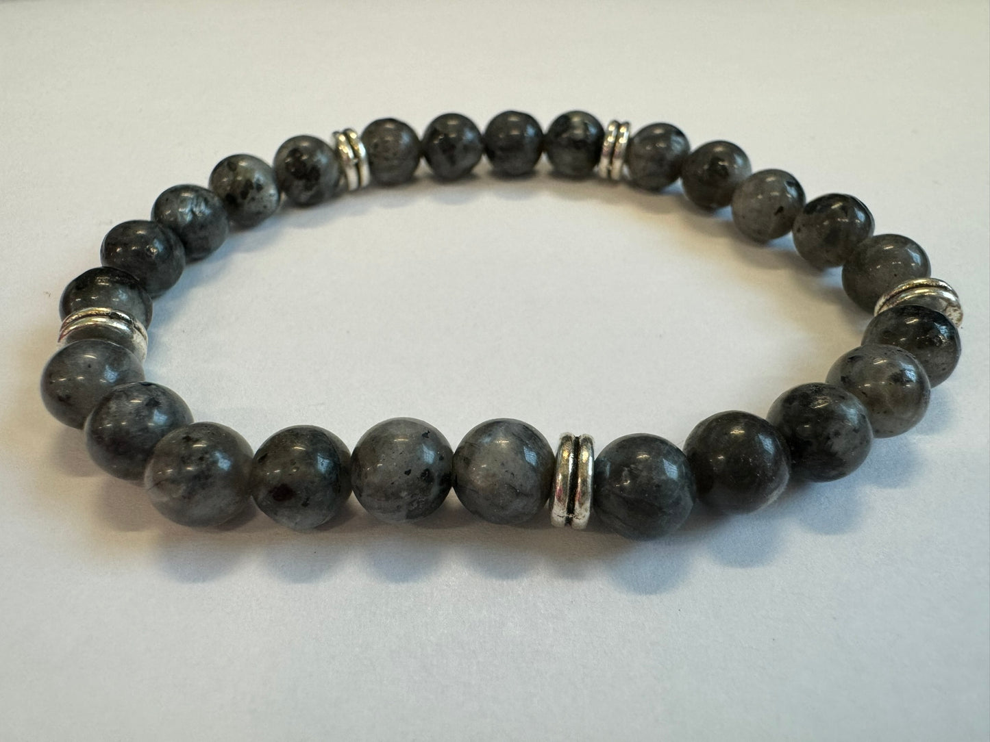 Larvikite 6mm Stretch Bracelet