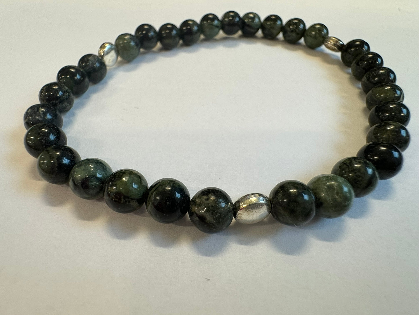 Kambaba Jasper 6mm Stretch Bracelet - XL