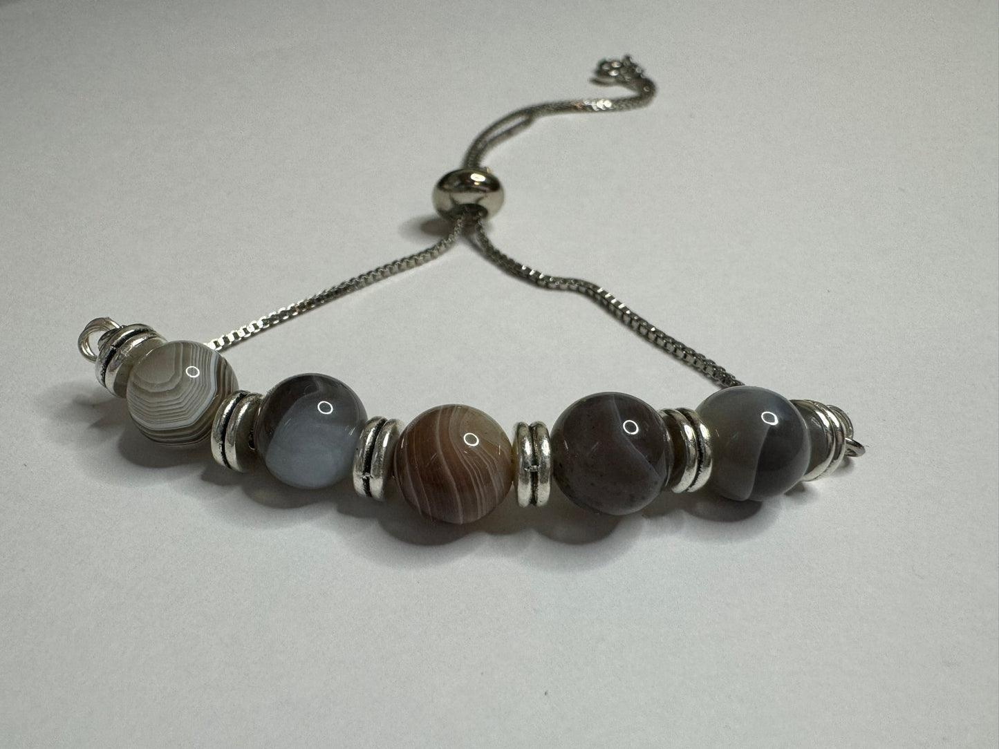 Botswana Agate Slide bracelet