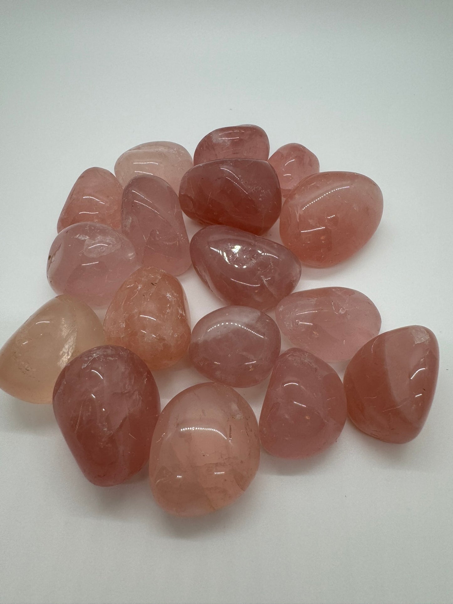 Rose Quartz Tumbles - High Quality