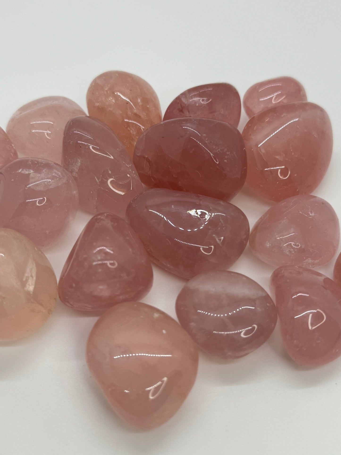 Rose Quartz Tumbles - High Quality