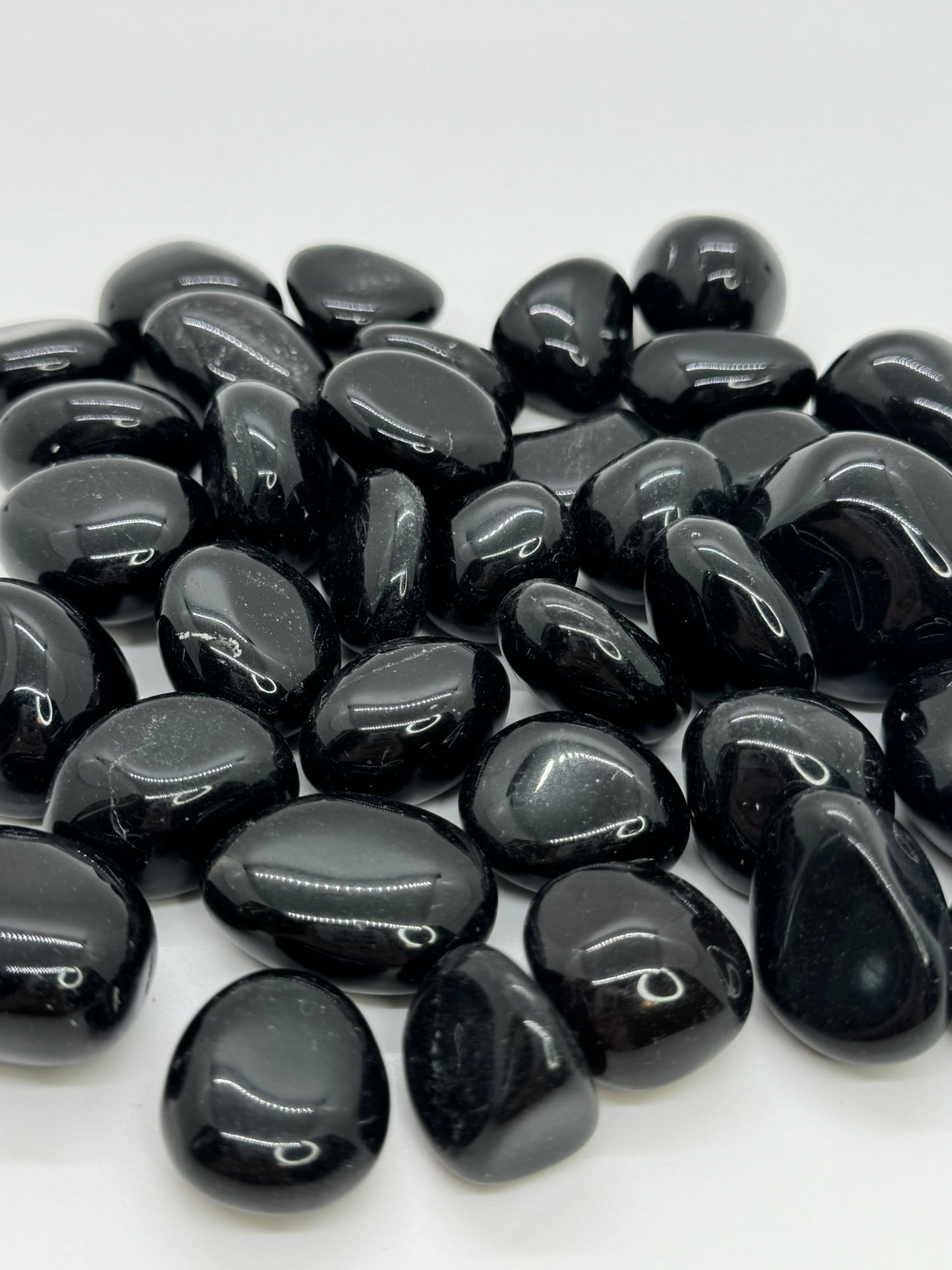 Black Obsidian Tumbles