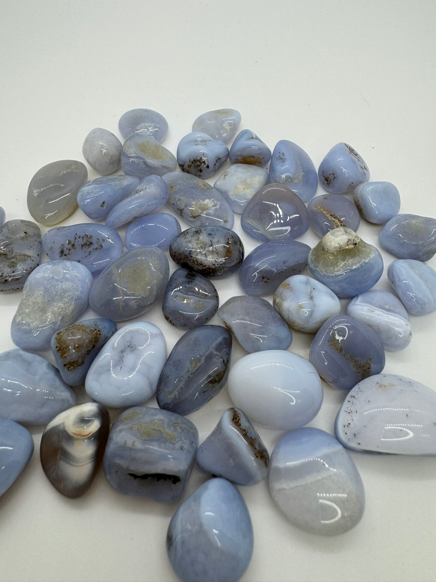 Blue Lace Agate Tumbles