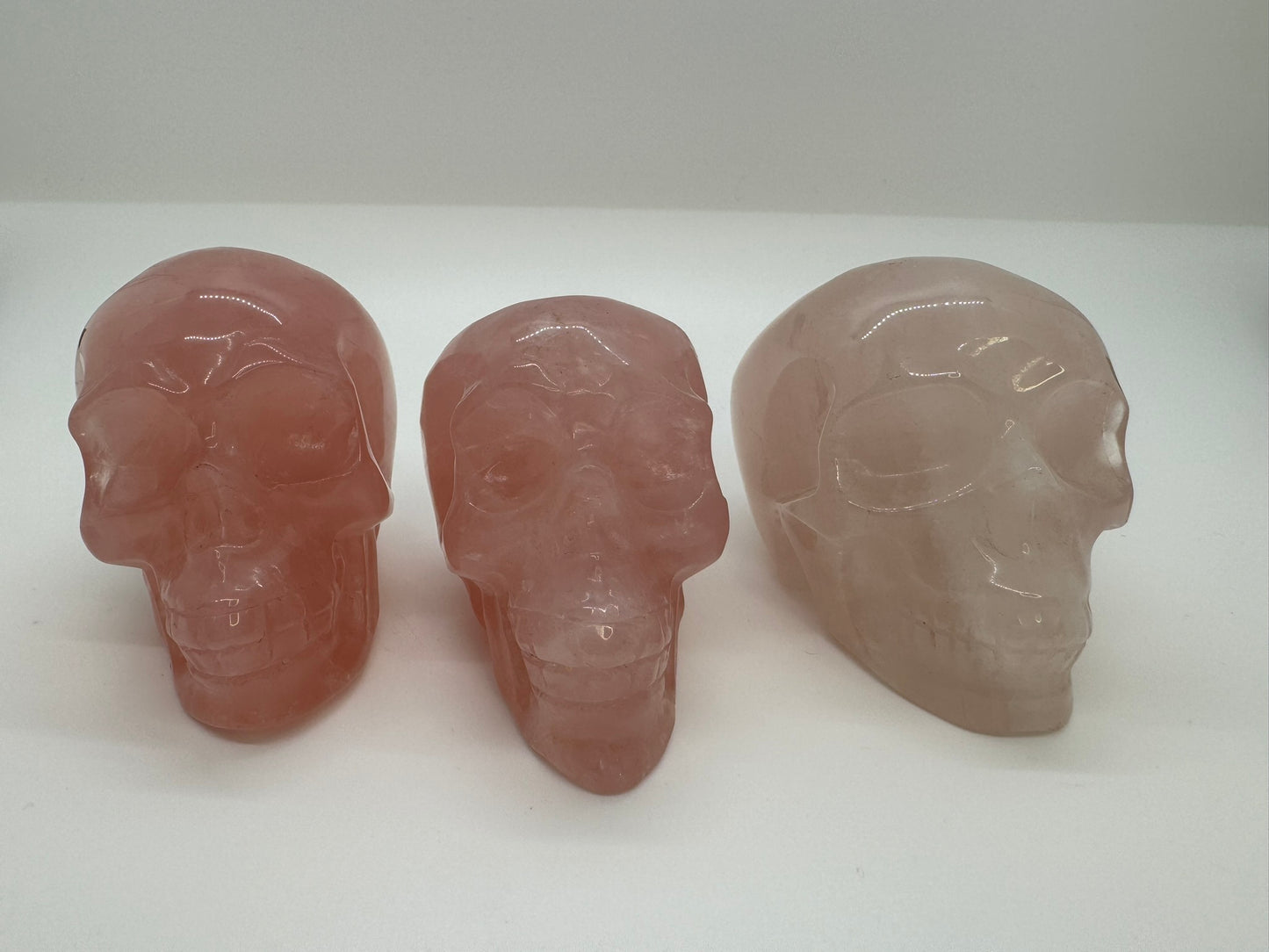 Rose Quartz Skulls