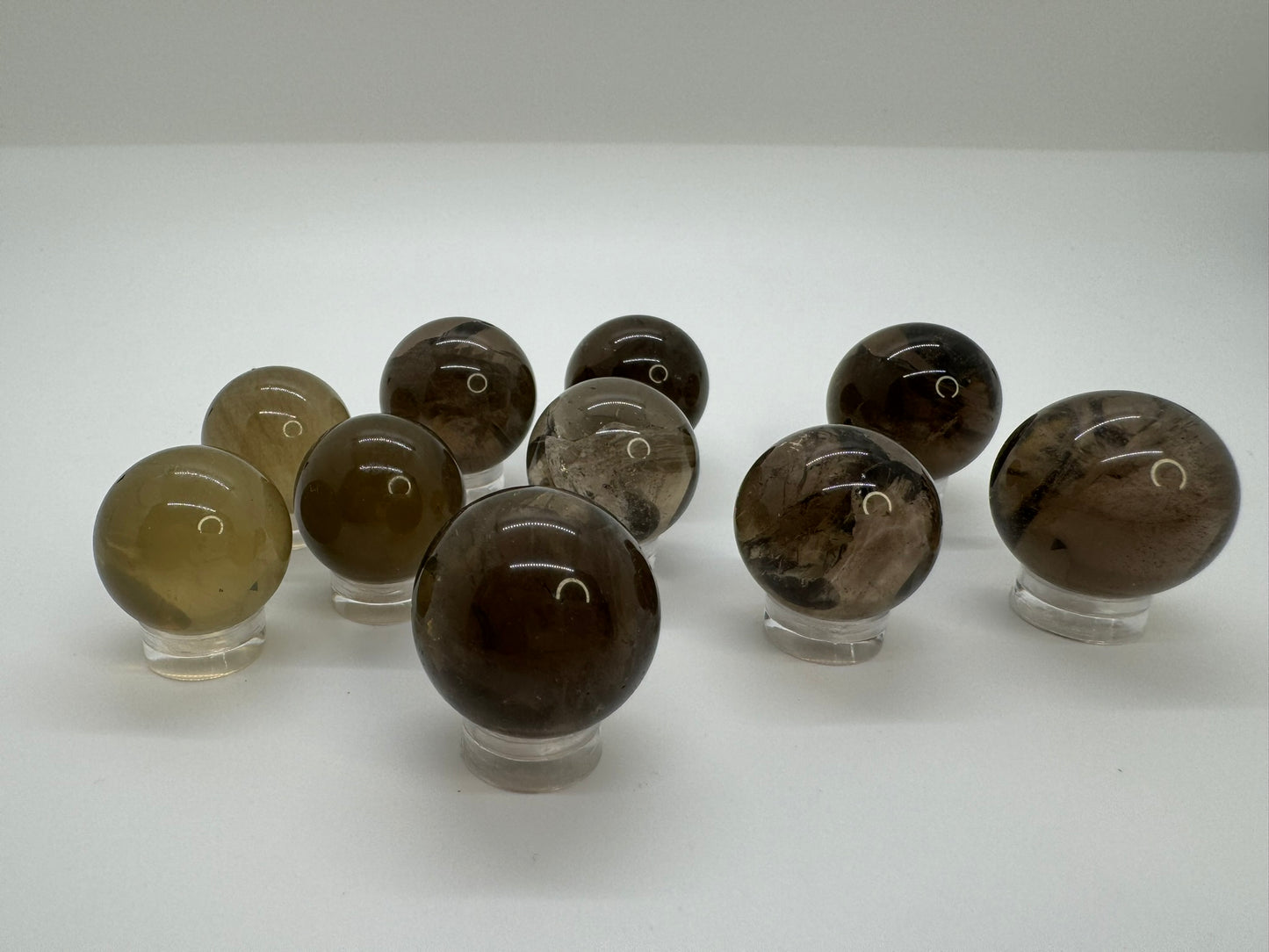 Smoky Quartz Small Spheres