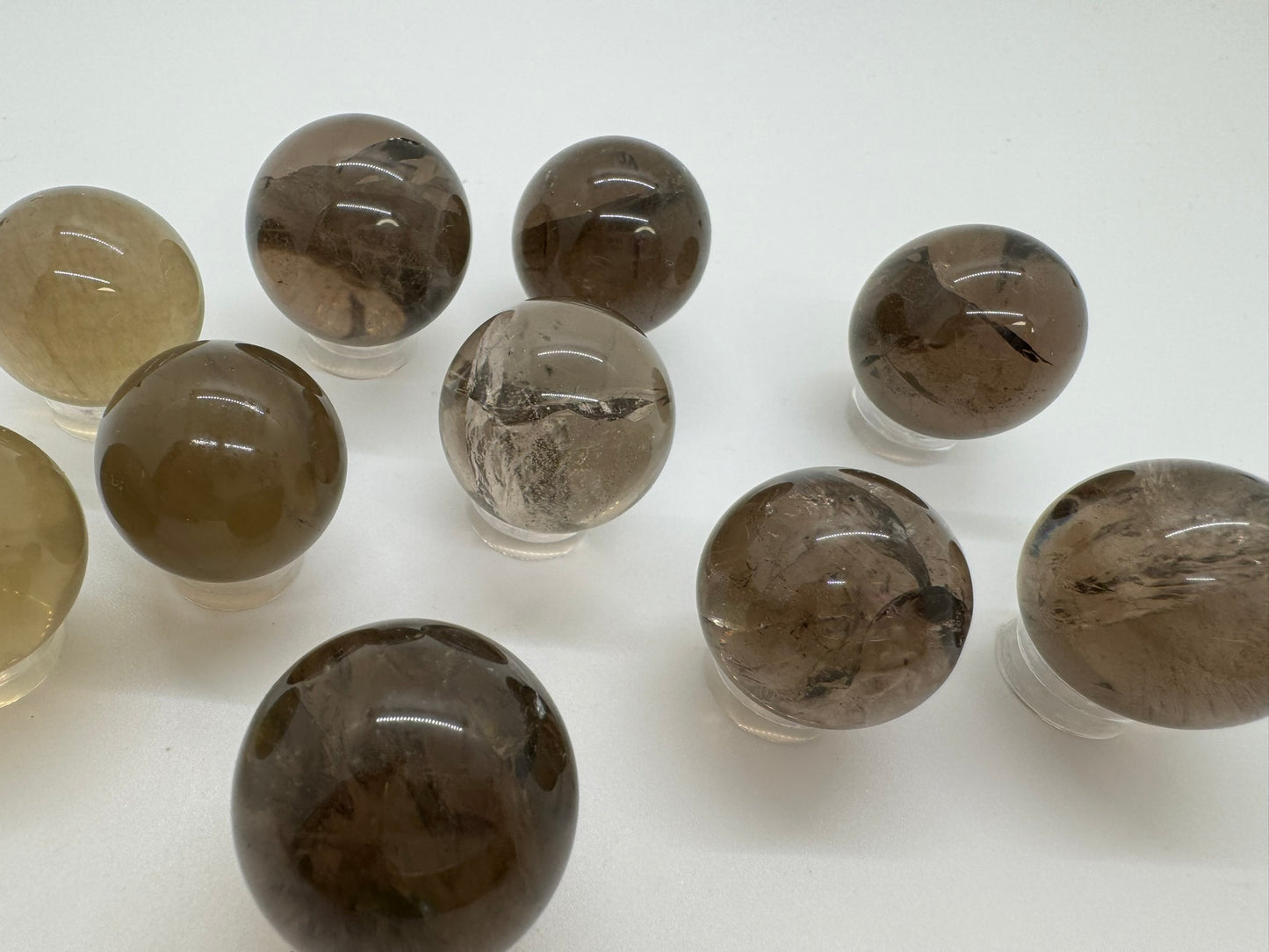 Smoky Quartz Small Spheres