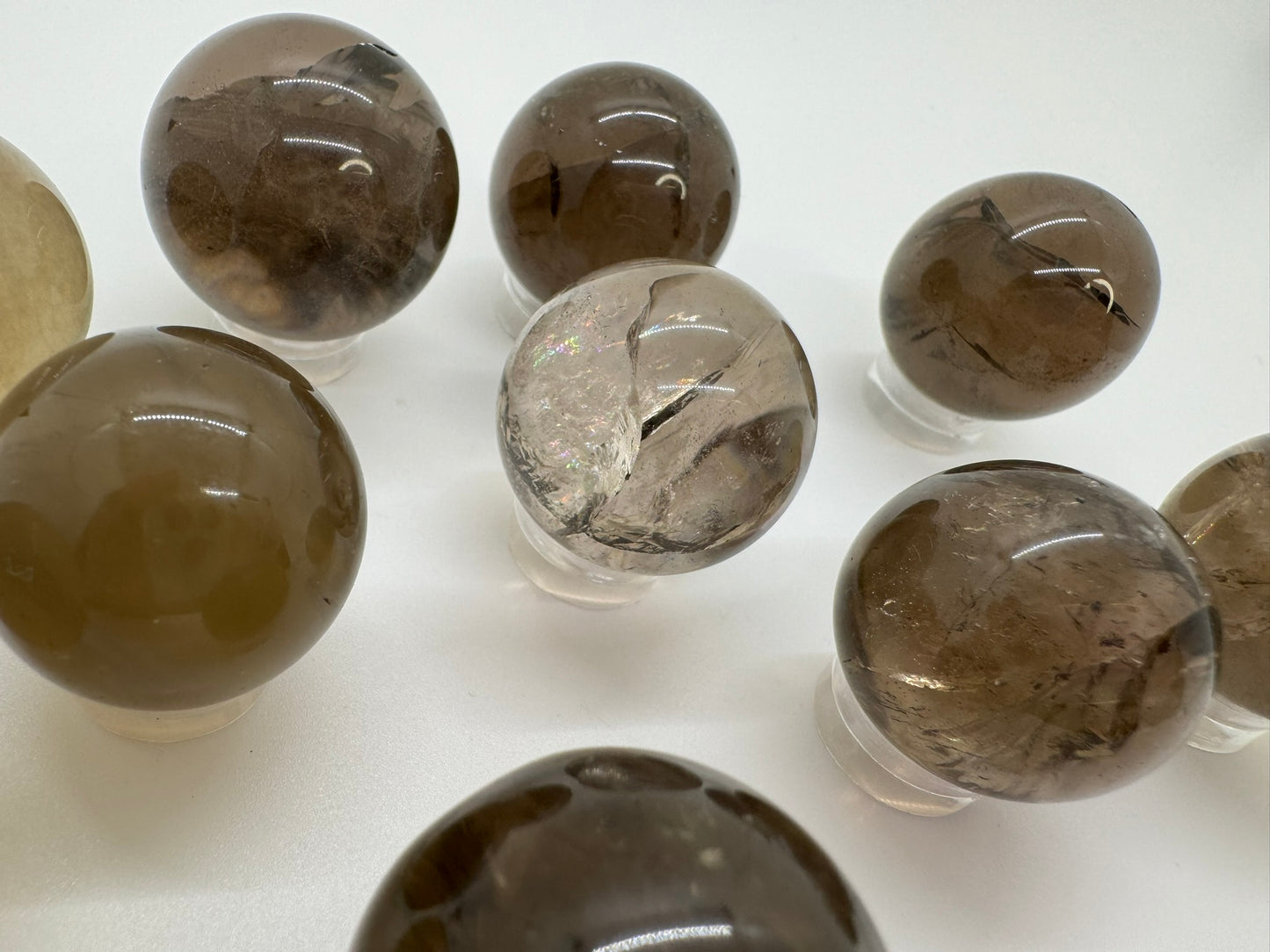 Smoky Quartz Small Spheres