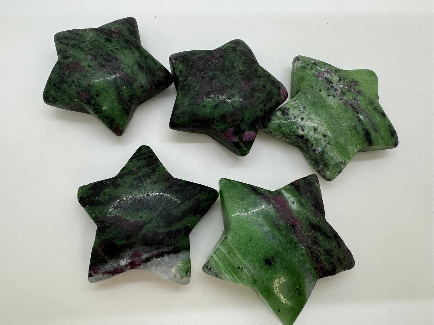 Ruby Zoisite Stars