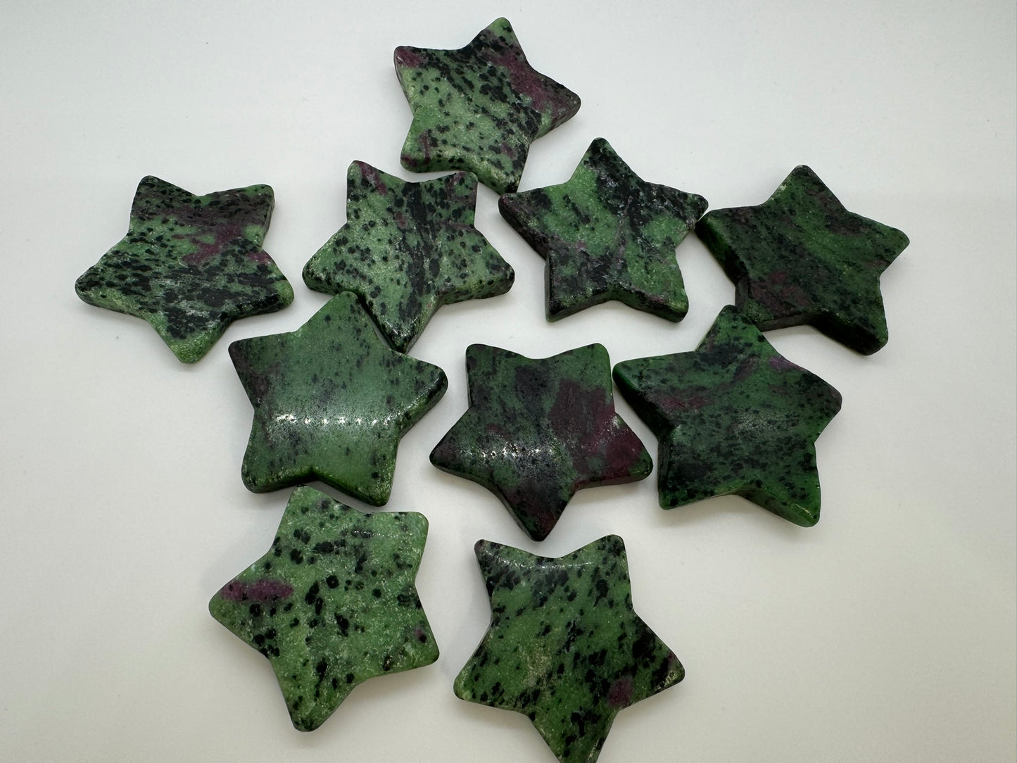 Ruby Zoisite Stars