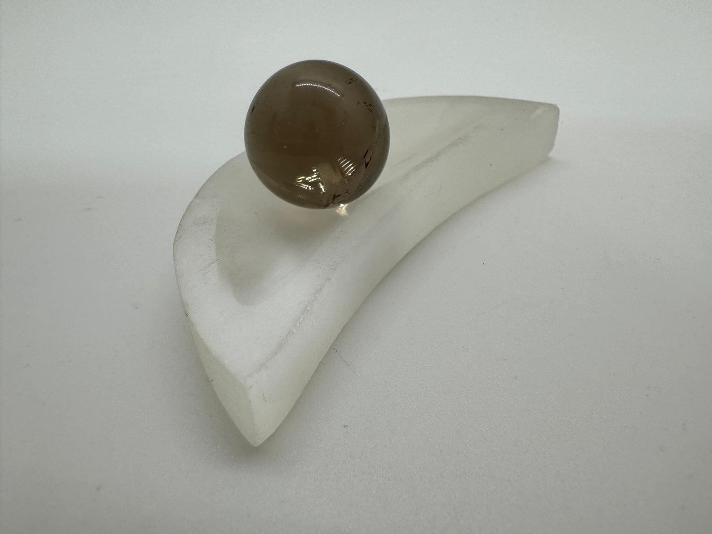 Selenite Moon Bowl