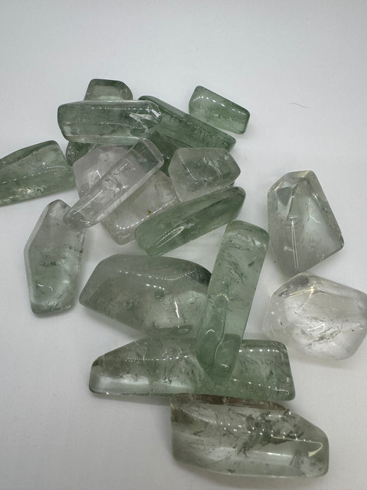 Prasiolite (Green Amethyst) Tumbles