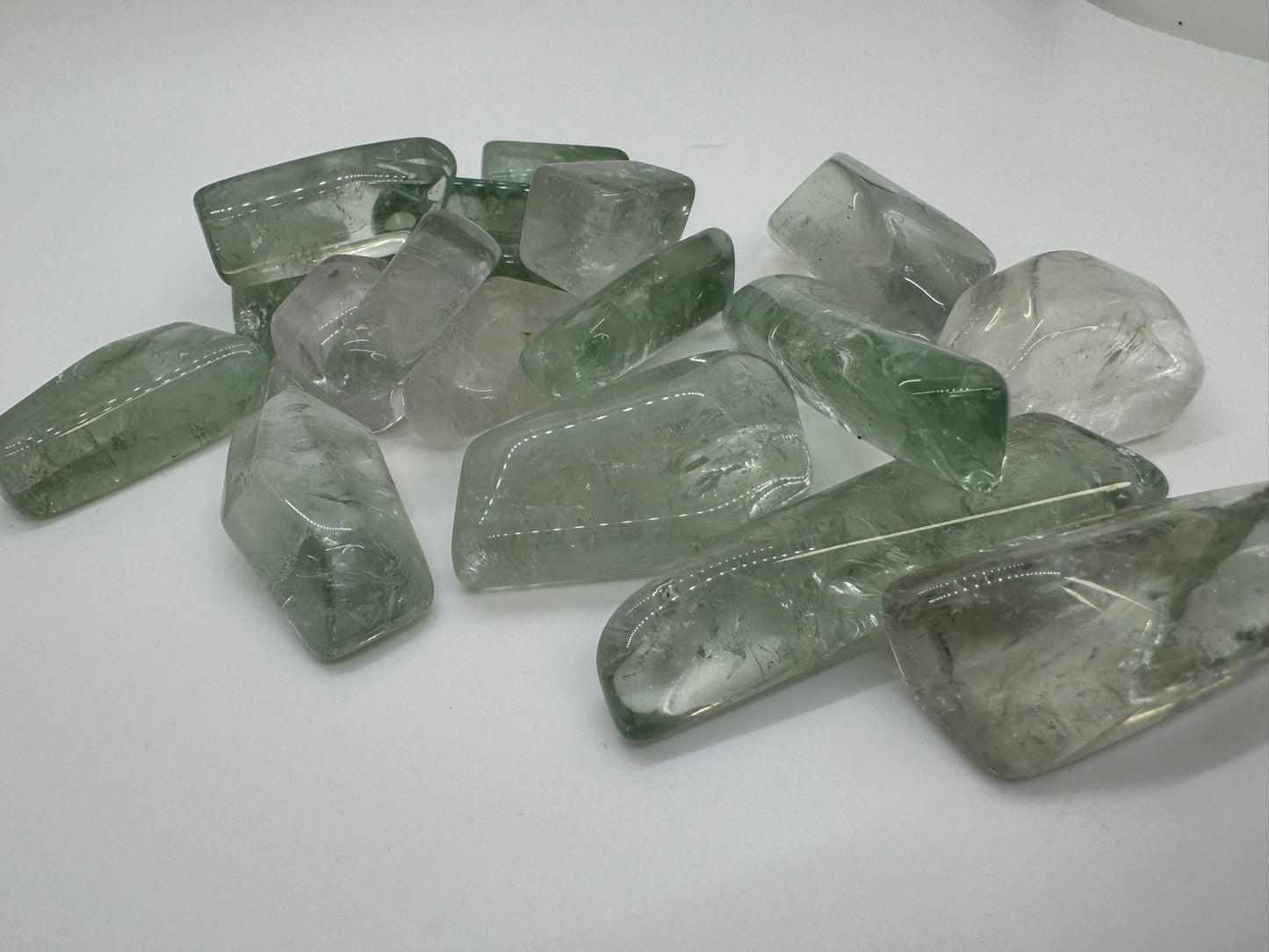 Prasiolite (Green Amethyst) Tumbles