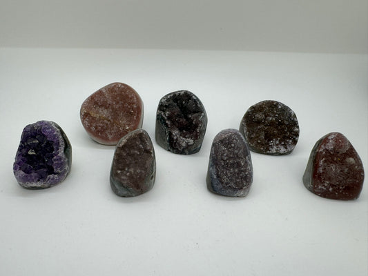 Mini Rainbow Amethyst Cut Bases