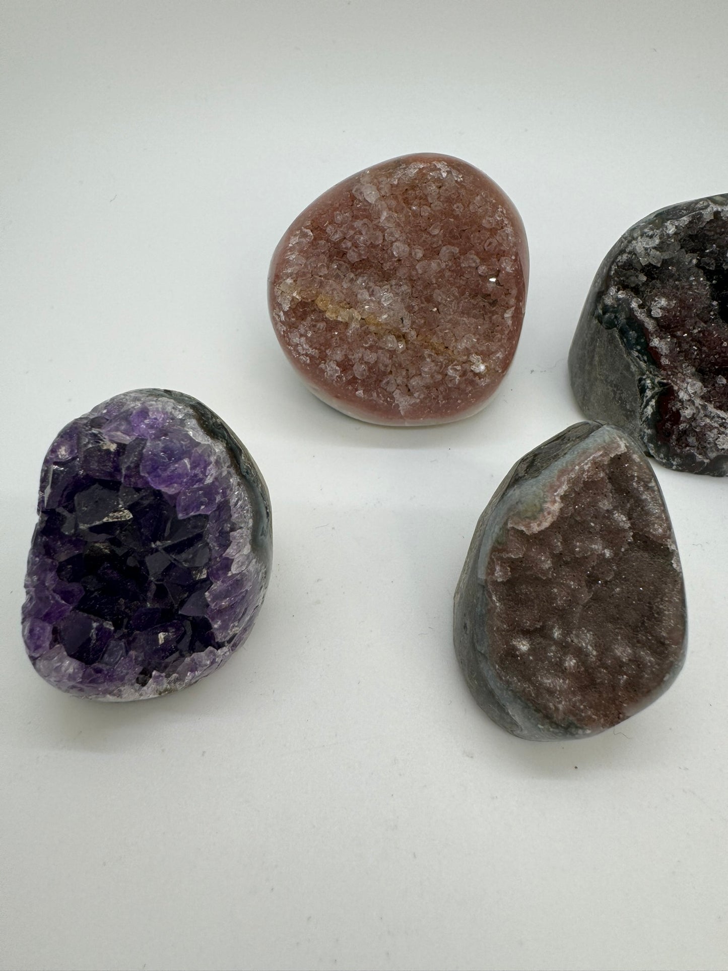 Mini Rainbow Amethyst Cut Bases