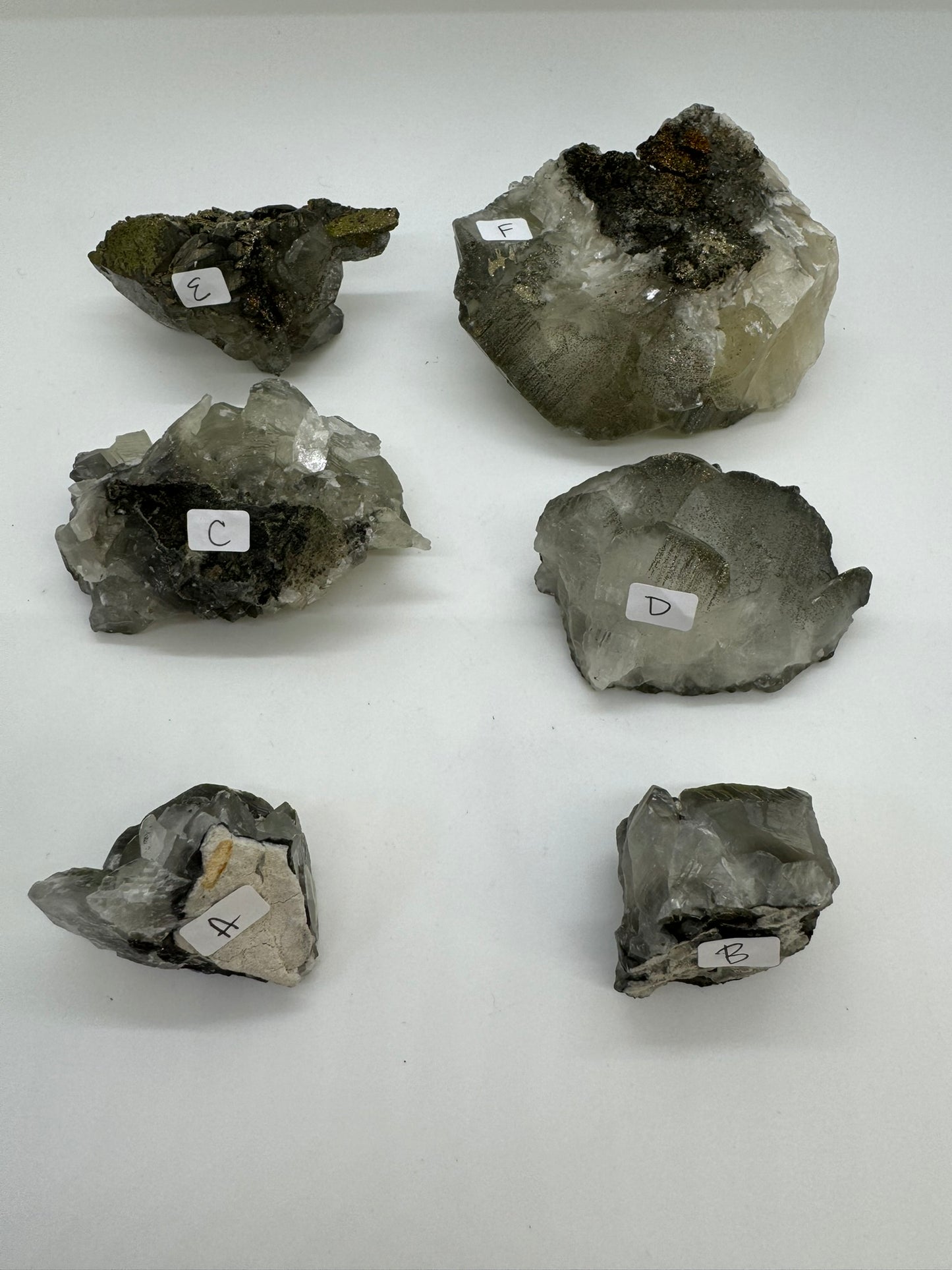 Pyrite in Calcite