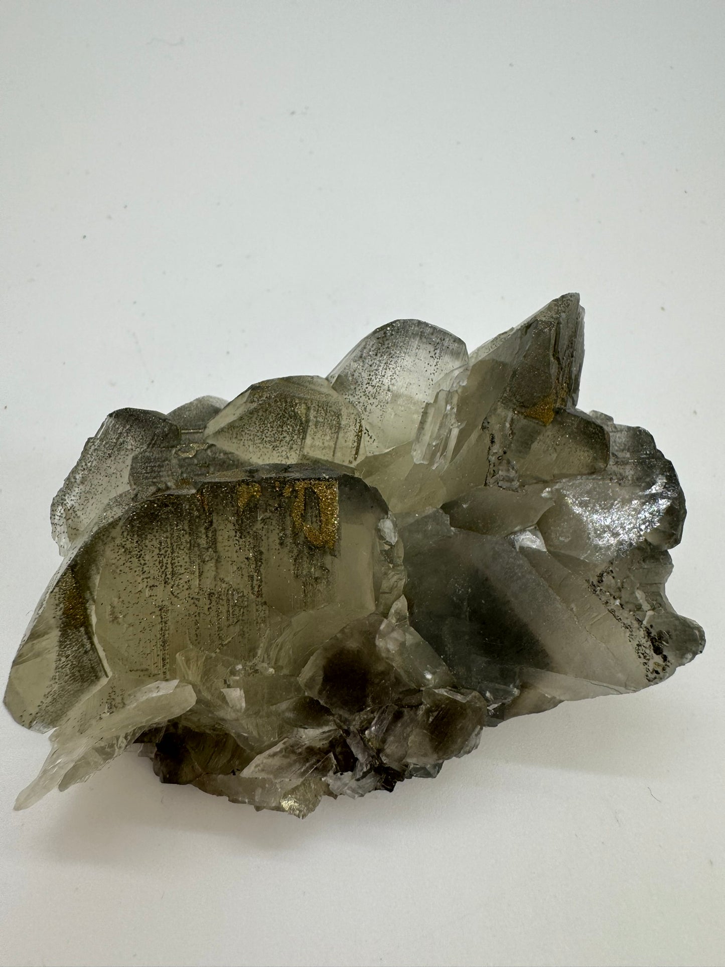 Pyrite in Calcite