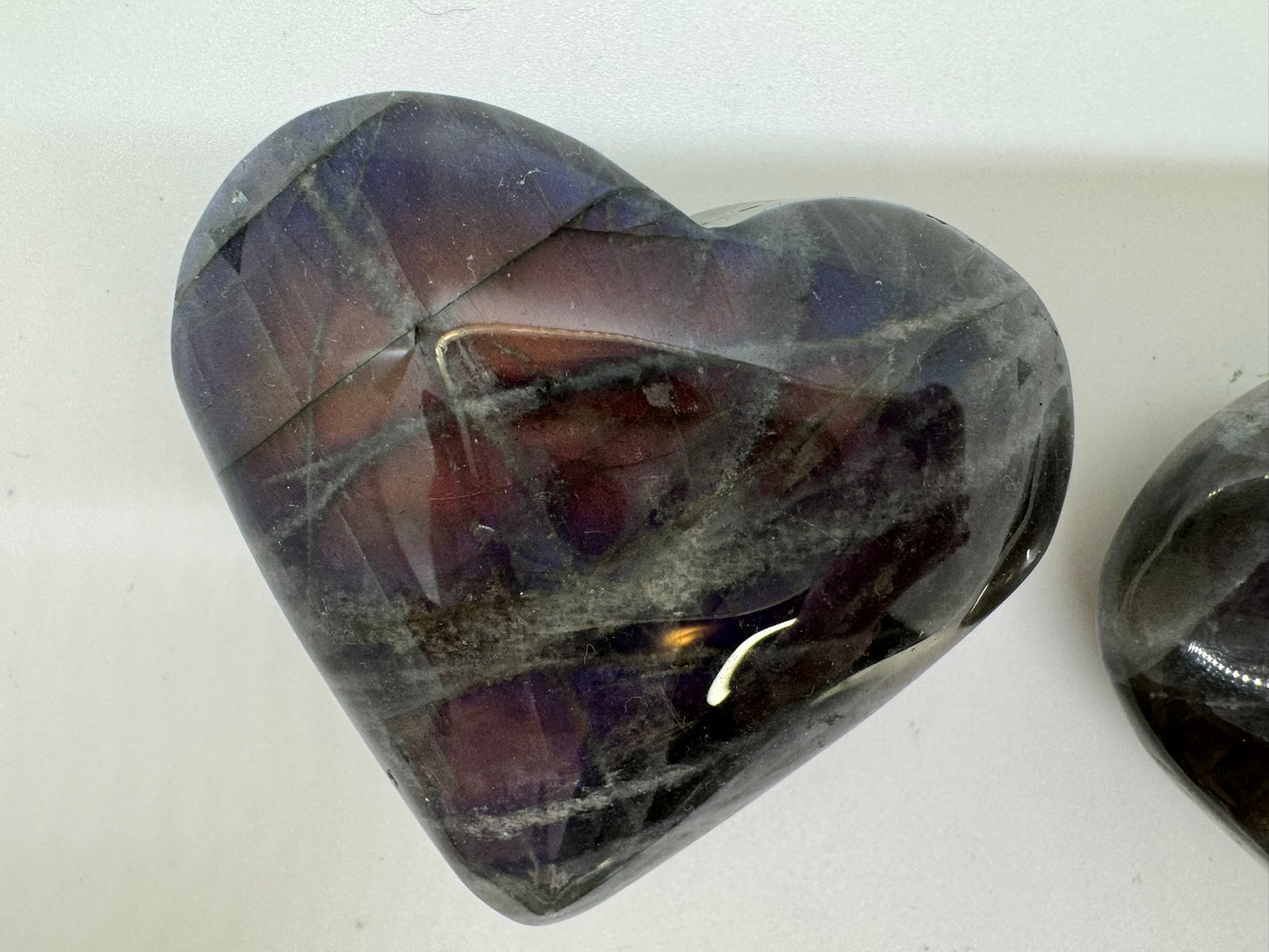 Labradorite Hearts