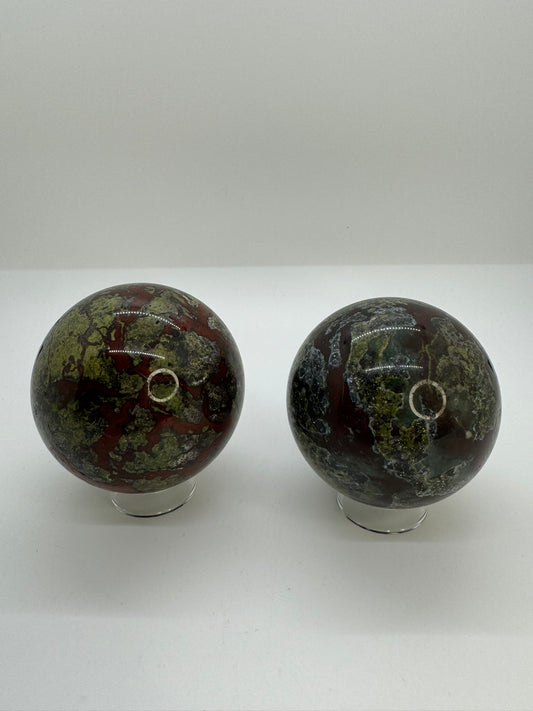 Dragon's Blood Jasper Spheres