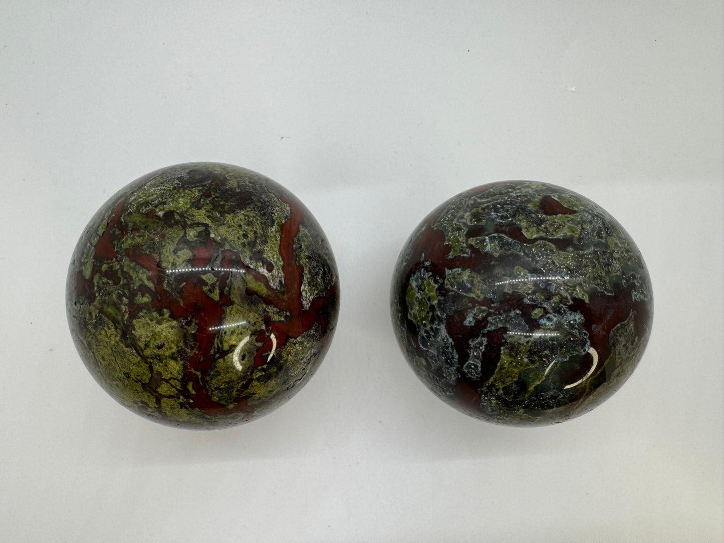 Dragon's Blood Jasper Spheres