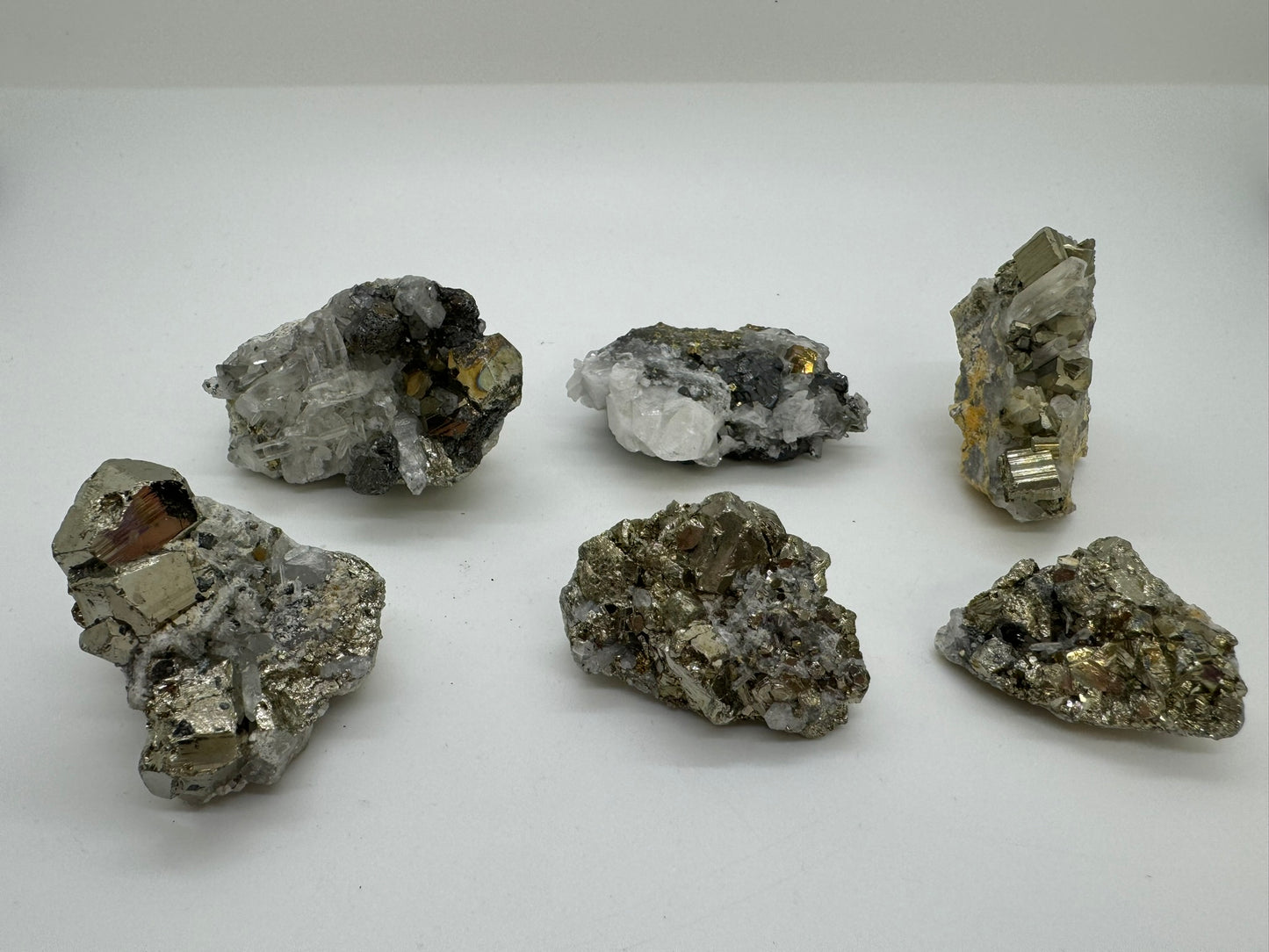 Pyrite on Quartz