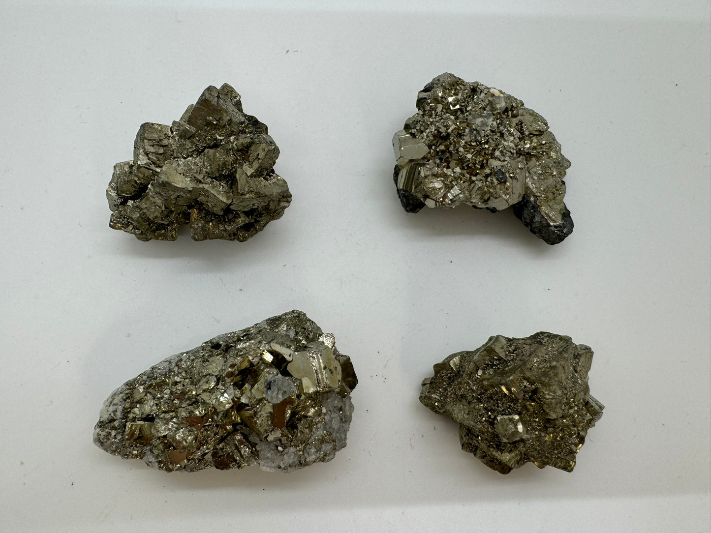 Pyrite on Quartz