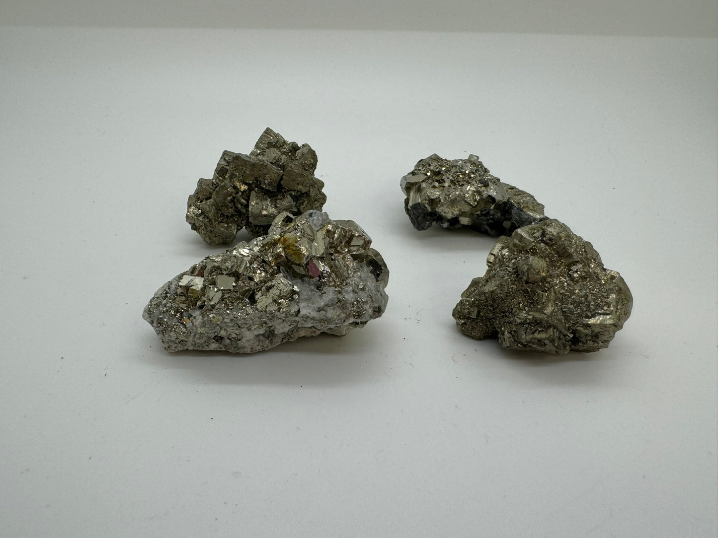 Pyrite on Quartz