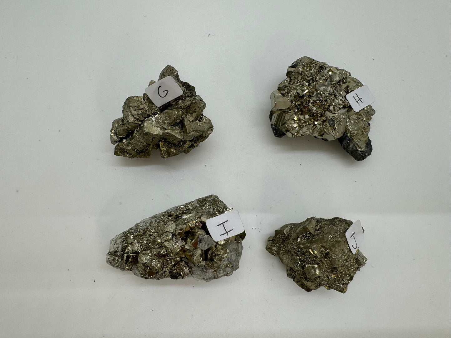 Pyrite on Quartz