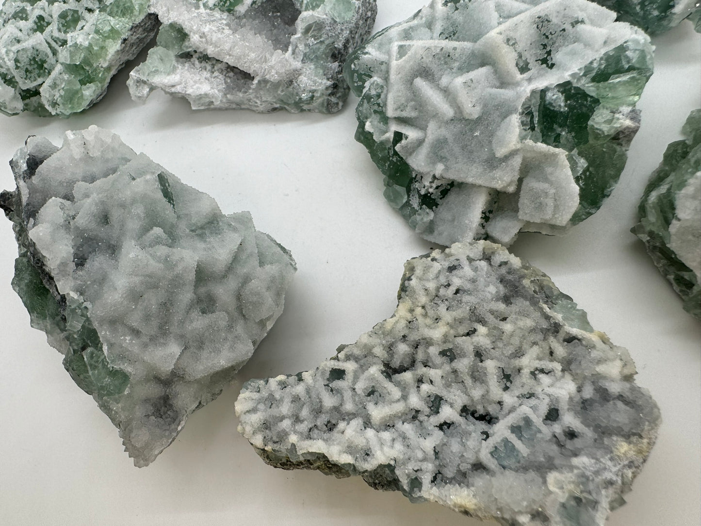 Sugar Fluorite Specimens