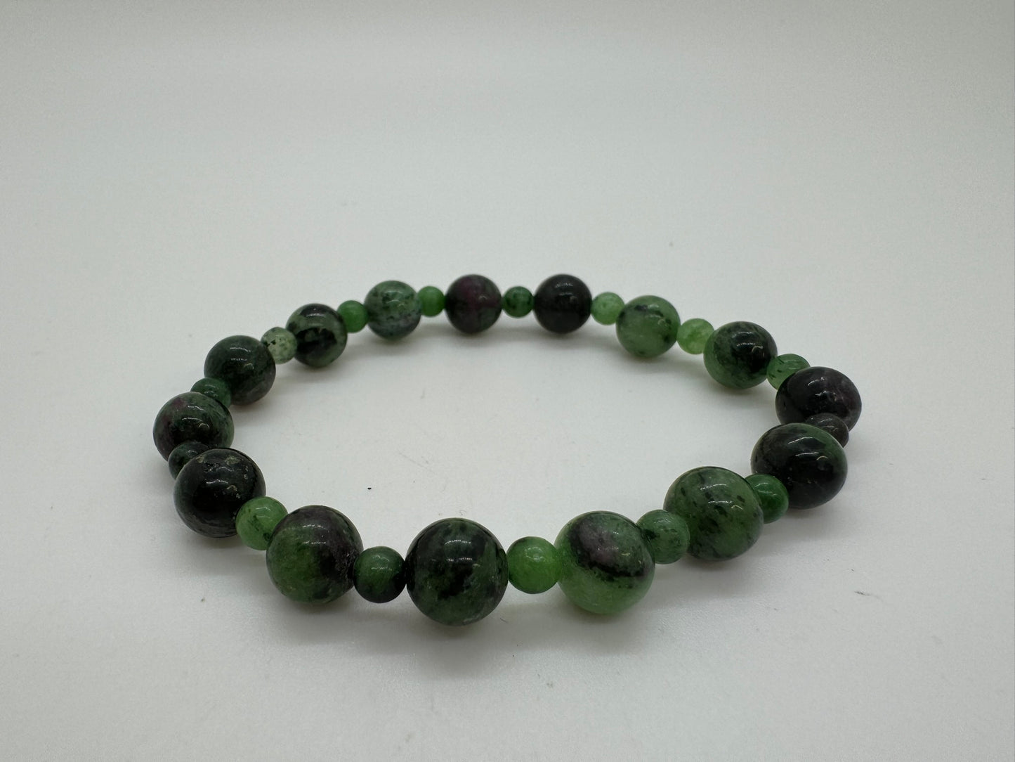 Ruby Zoisite Stretch Bracelet