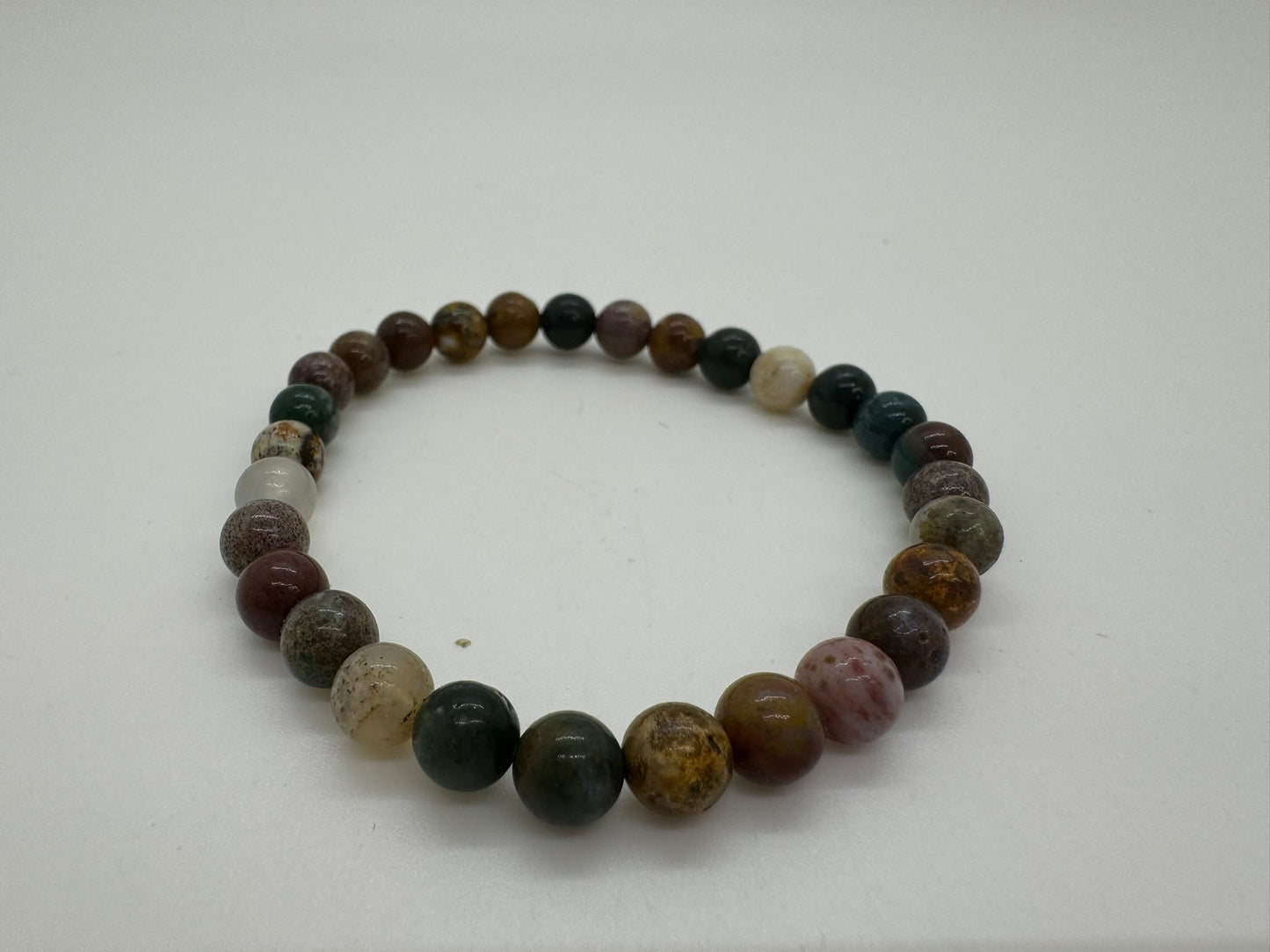 Indian Agate Stretch Bracelet