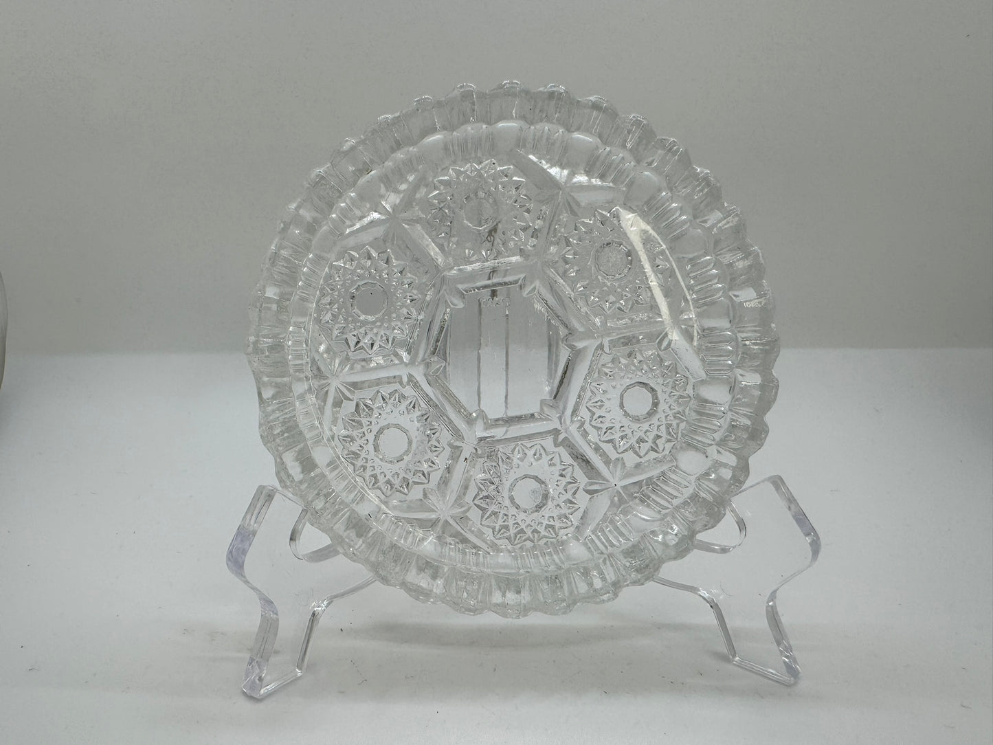 Vintage Cut Glass Dish